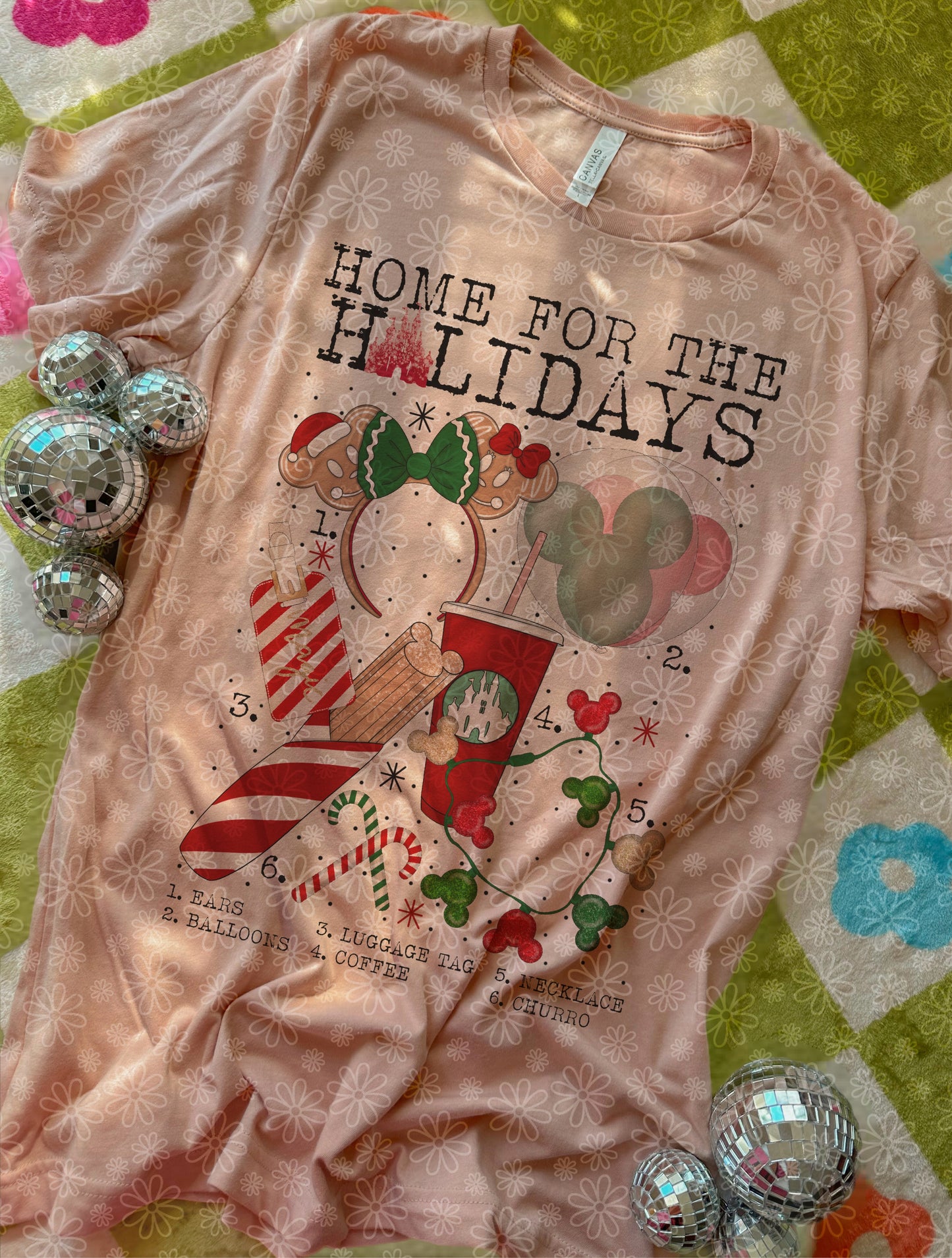 christmas charts (ALL IN ONE LISTING) ADULT tee // PRE-ORDER