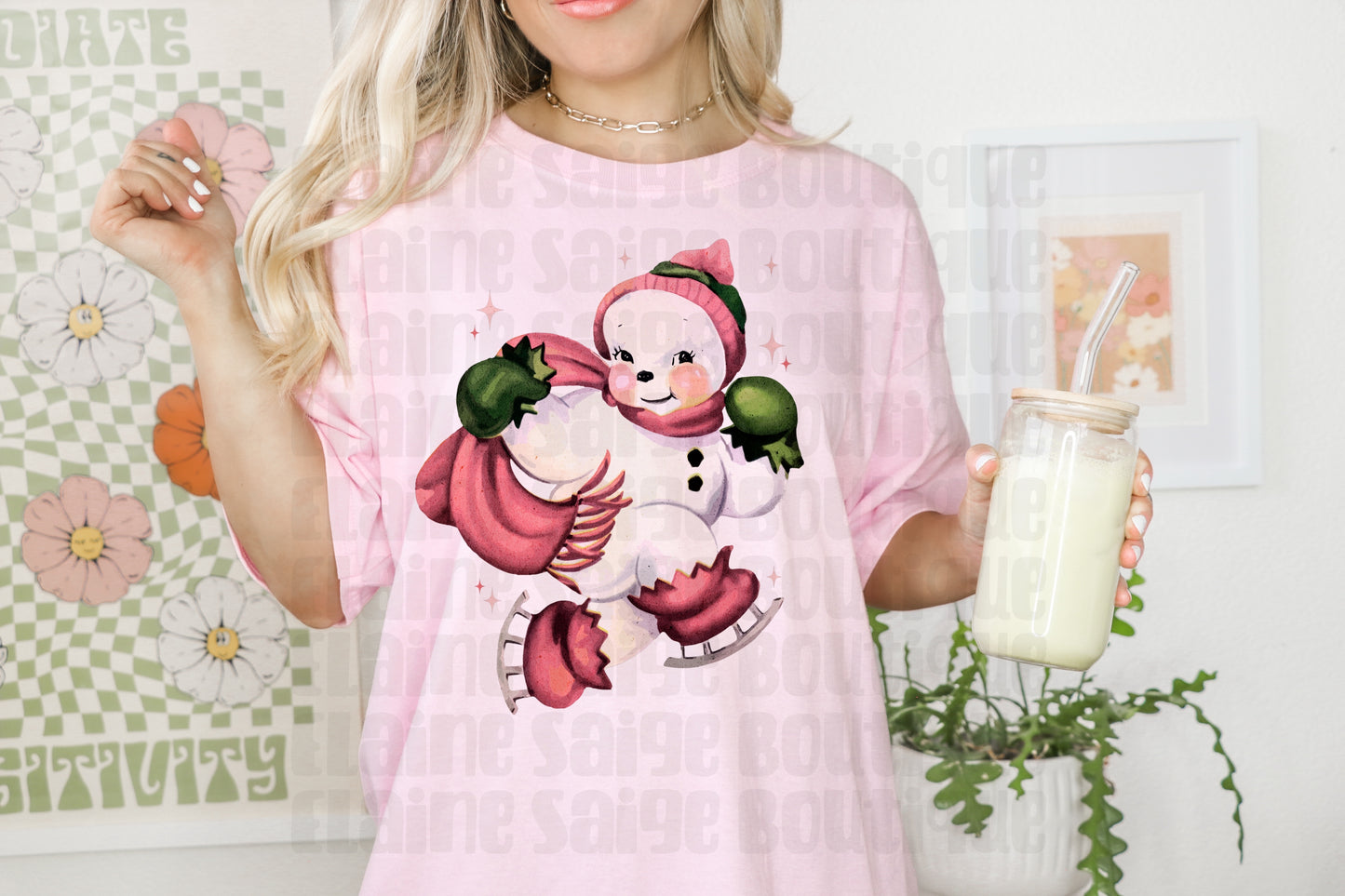 vintage snowman ADULT tee // PRE-ORDER