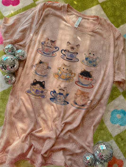teacup kittens ADULT tee // PRE-ORDER