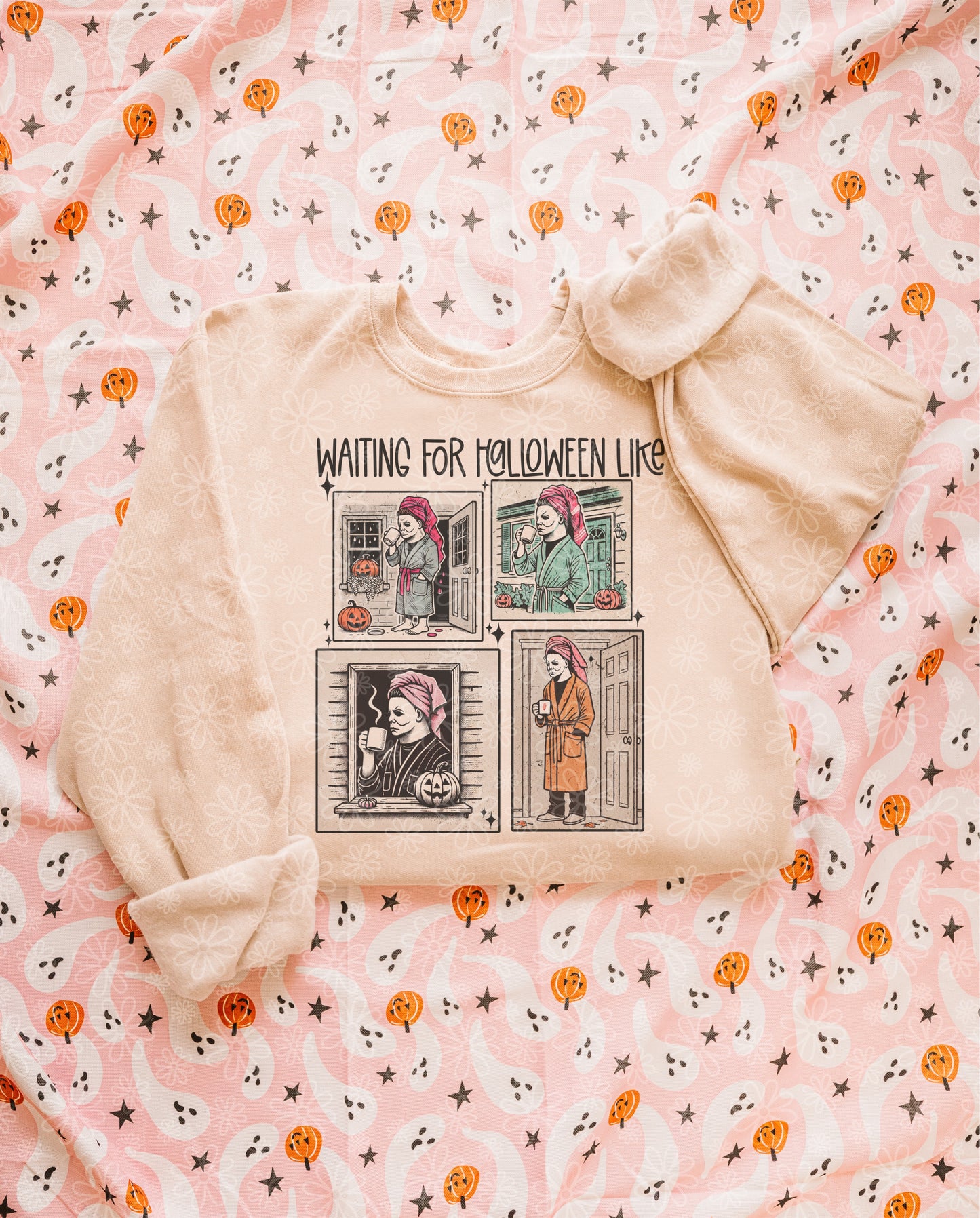 waiting for halloween crewneck // PRE-ORDER