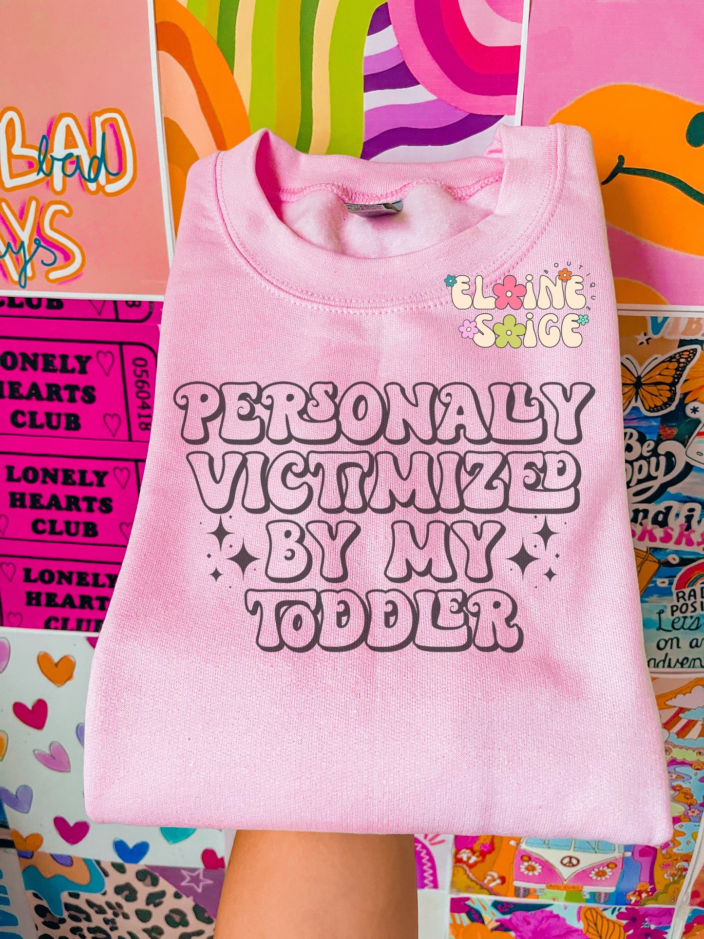 victimized by my toddler crewneck // PRE-ORDER