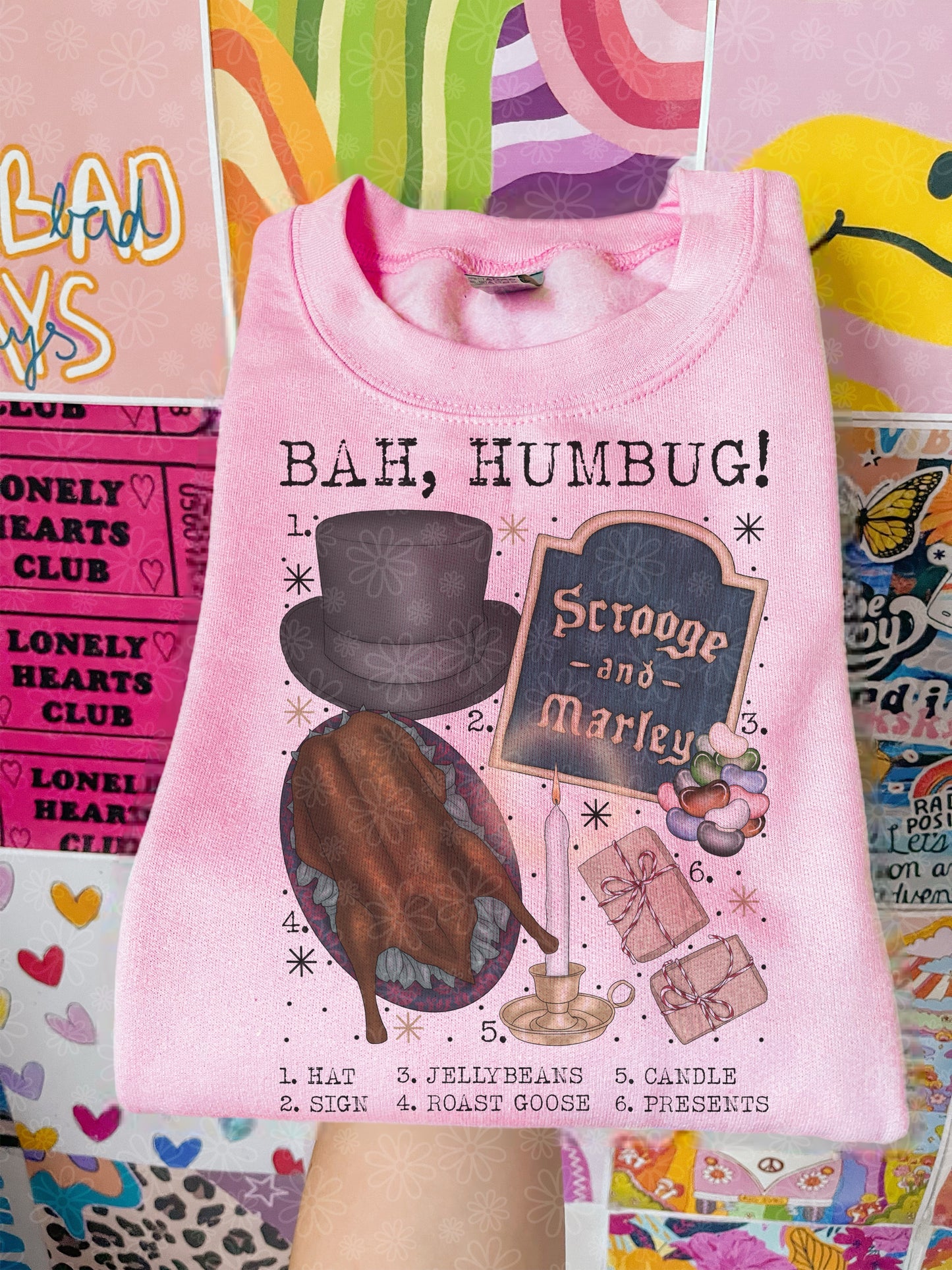 christmas charts (ALL IN ONE LISTING) crewneck // PRE-ORDER