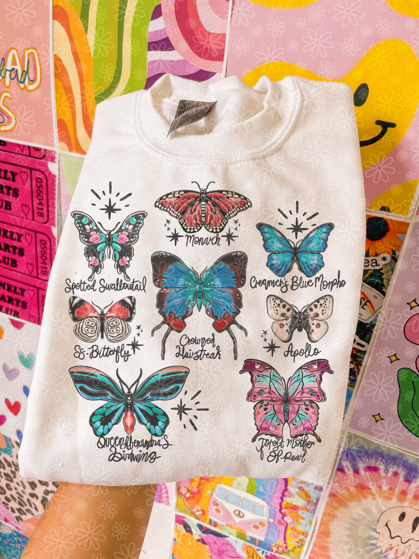 cutie butterflies crewneck // PRE-ORDER