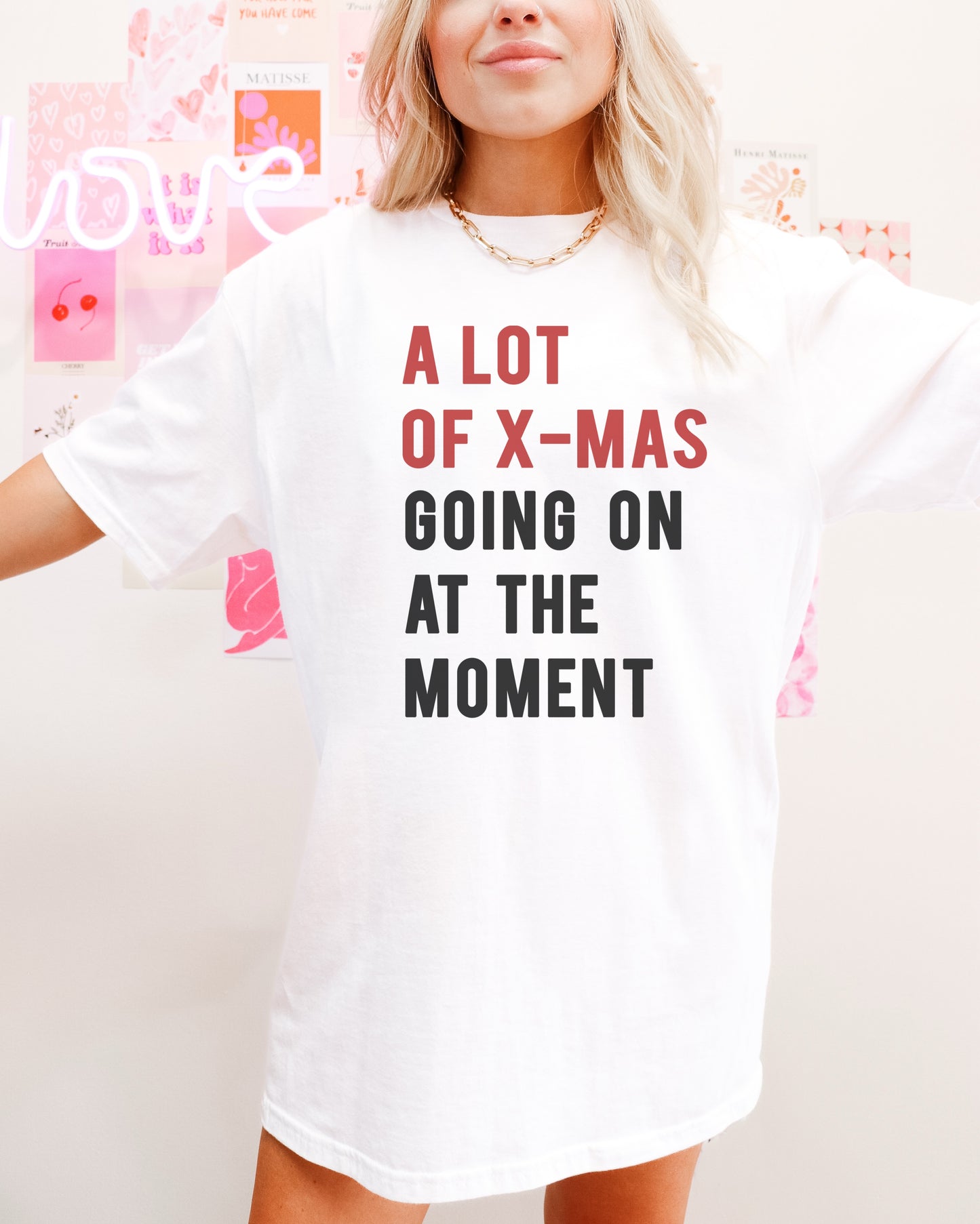 a lot of x-mas going on ADULT tee // PRE-ORDER