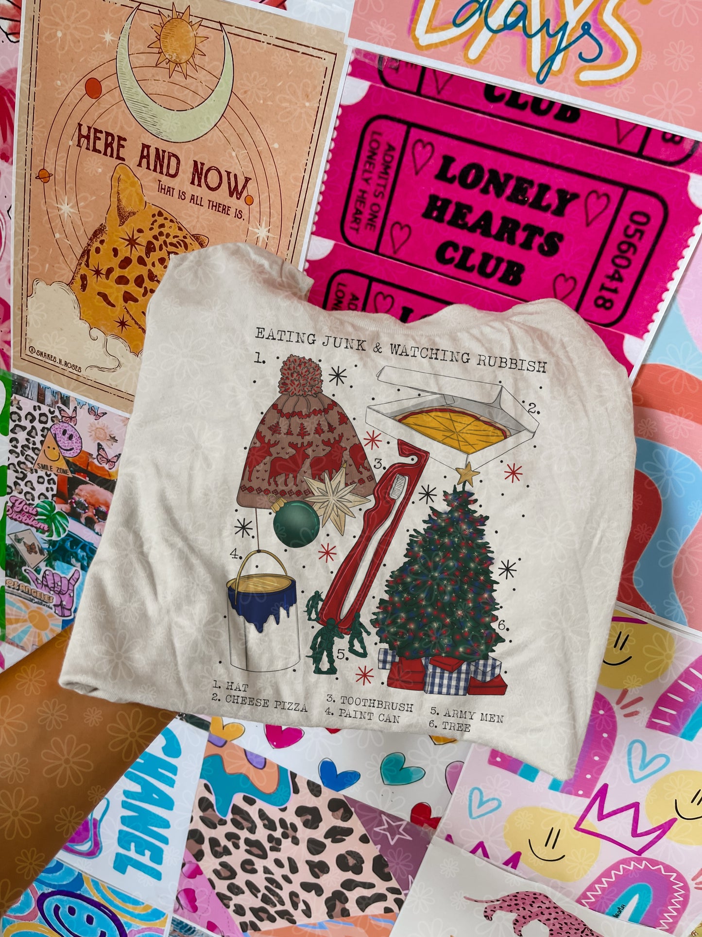 christmas charts (ALL IN ONE LISTING) KIDS tee // PRE-ORDE