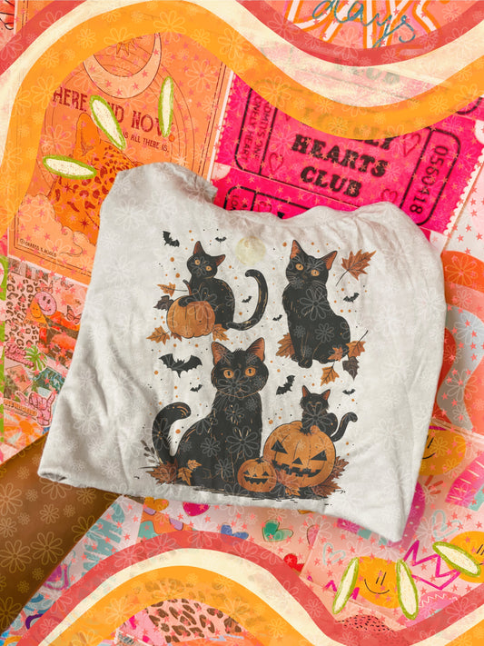 spooky kitties KIDS tee // PRE-ORDER