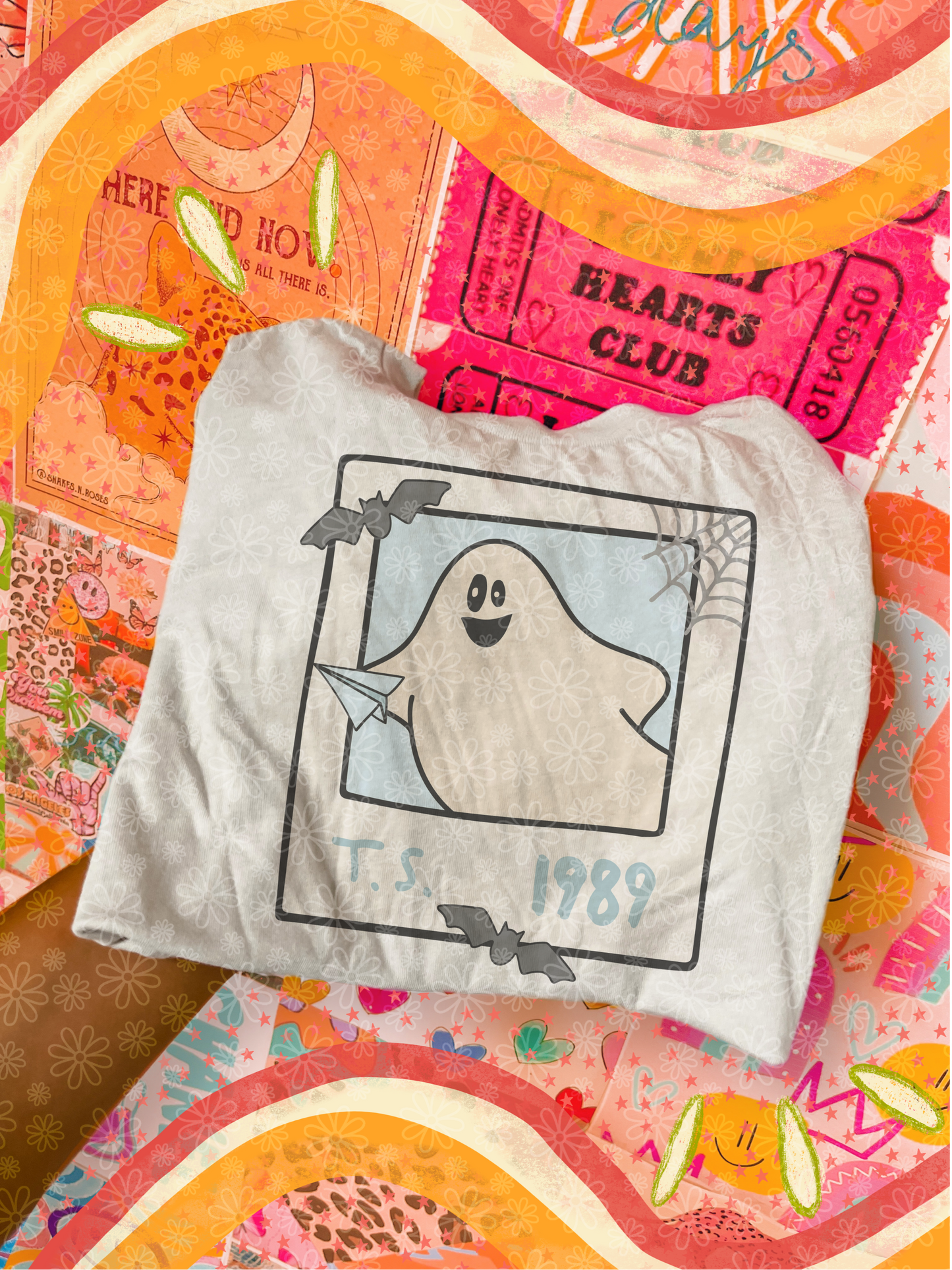 ghostie polaroid KIDS tee // PRE-ORDER