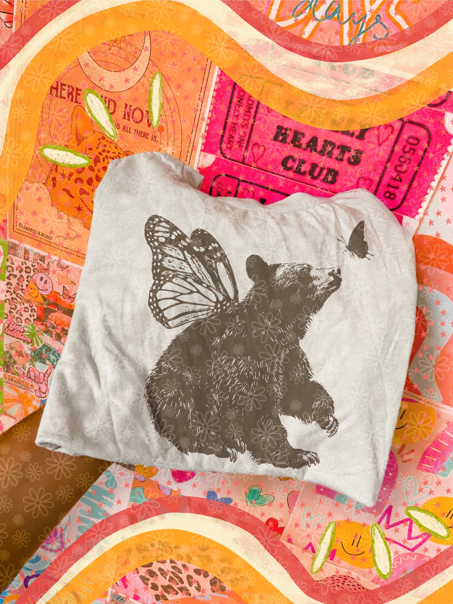 bear butterfly KIDS tee // PRE-ORDER