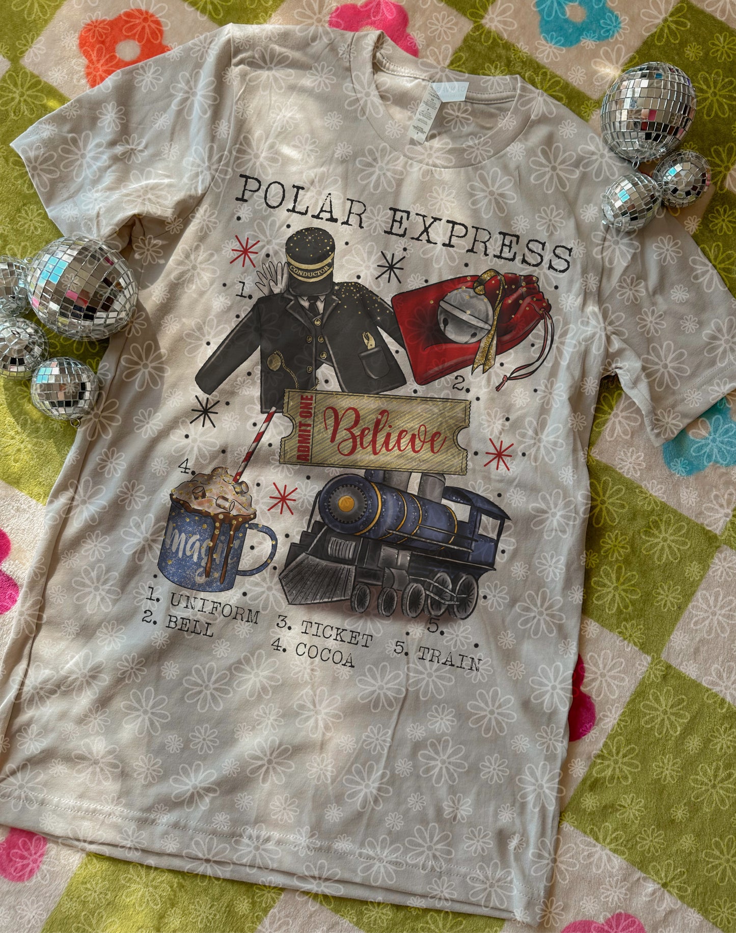 christmas charts (ALL IN ONE LISTING) ADULT tee // PRE-ORDER