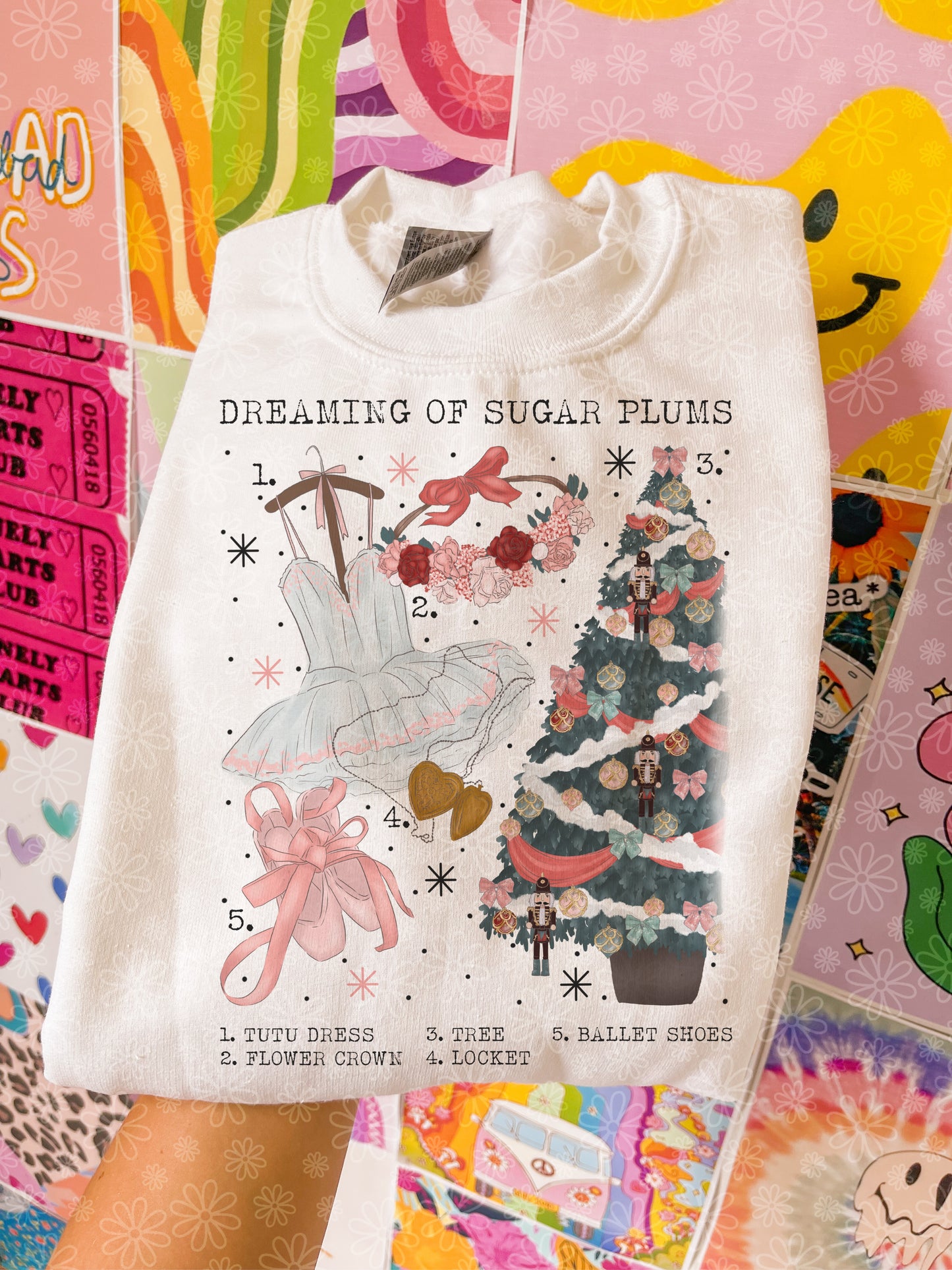 christmas charts (ALL IN ONE LISTING) crewneck // PRE-ORDER