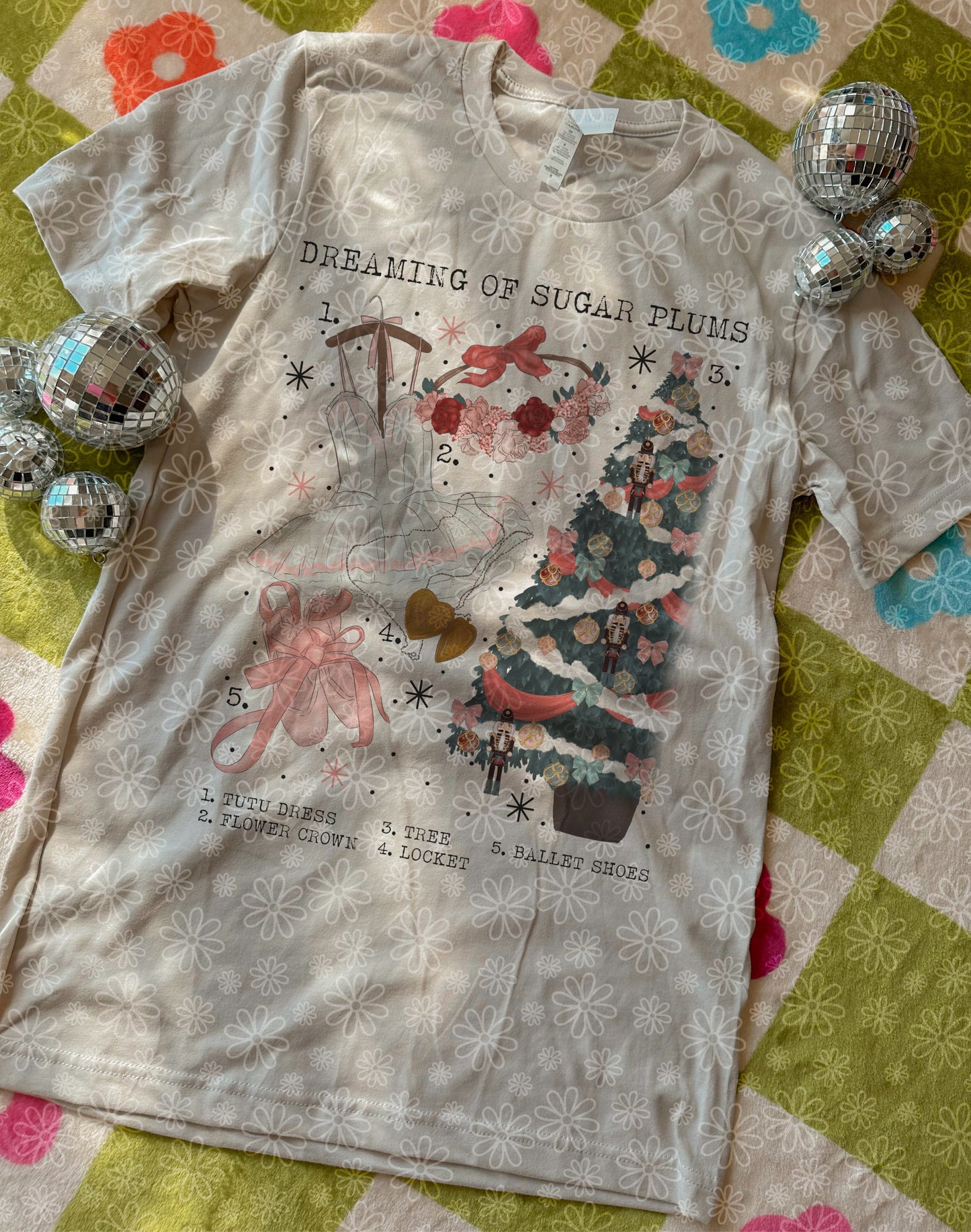 christmas charts (ALL IN ONE LISTING) ADULT tee // PRE-ORDER