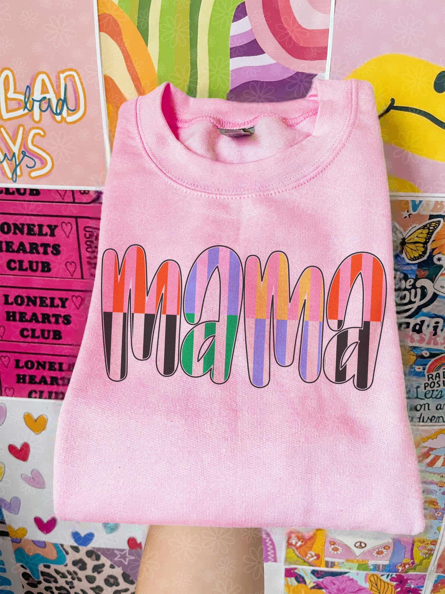 colorblock mama crewneck // PRE-ORDER