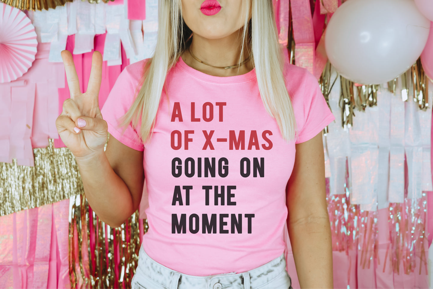 a lot of x-mas going on ADULT tee // PRE-ORDER