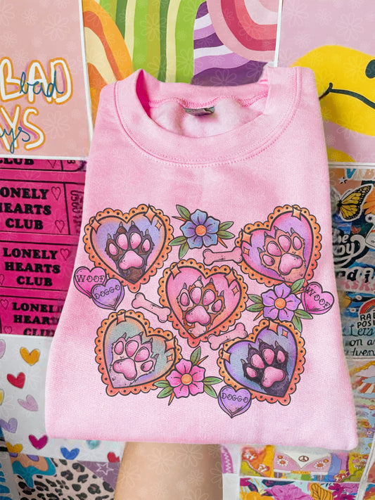 puppy toe beans crewneck // PRE-ORDER