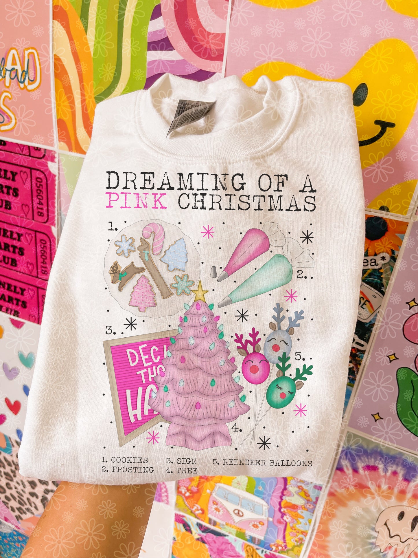 christmas charts (ALL IN ONE LISTING) crewneck // PRE-ORDER