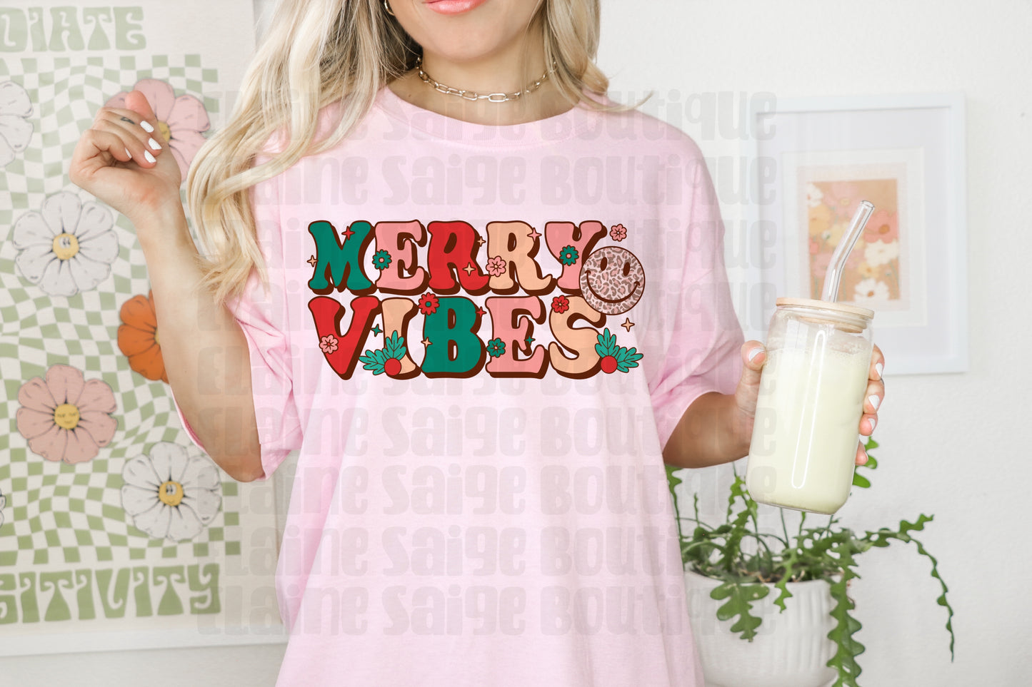 merry vibes ADULT tee // PRE-ORDER