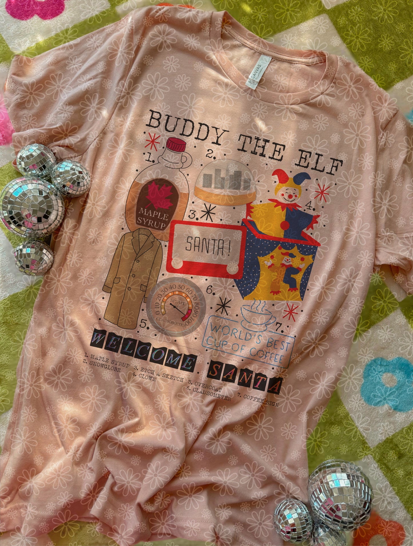 christmas charts (ALL IN ONE LISTING) ADULT tee // PRE-ORDER