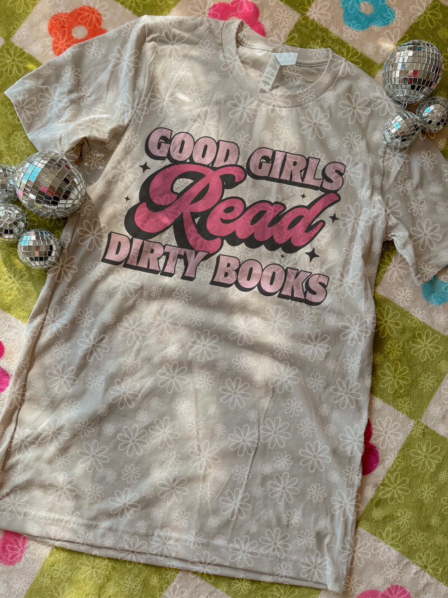 good girls read dirty books ADULT tee // PRE-ORDER