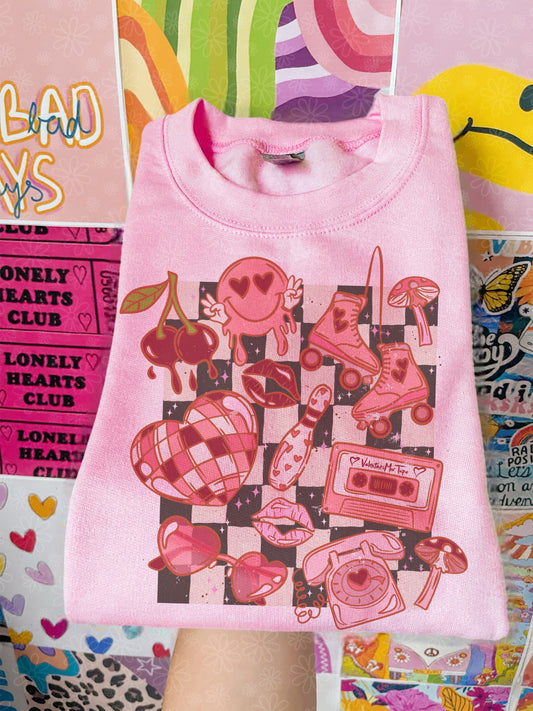 valentines mix tape crewneck // PRE-ORDER