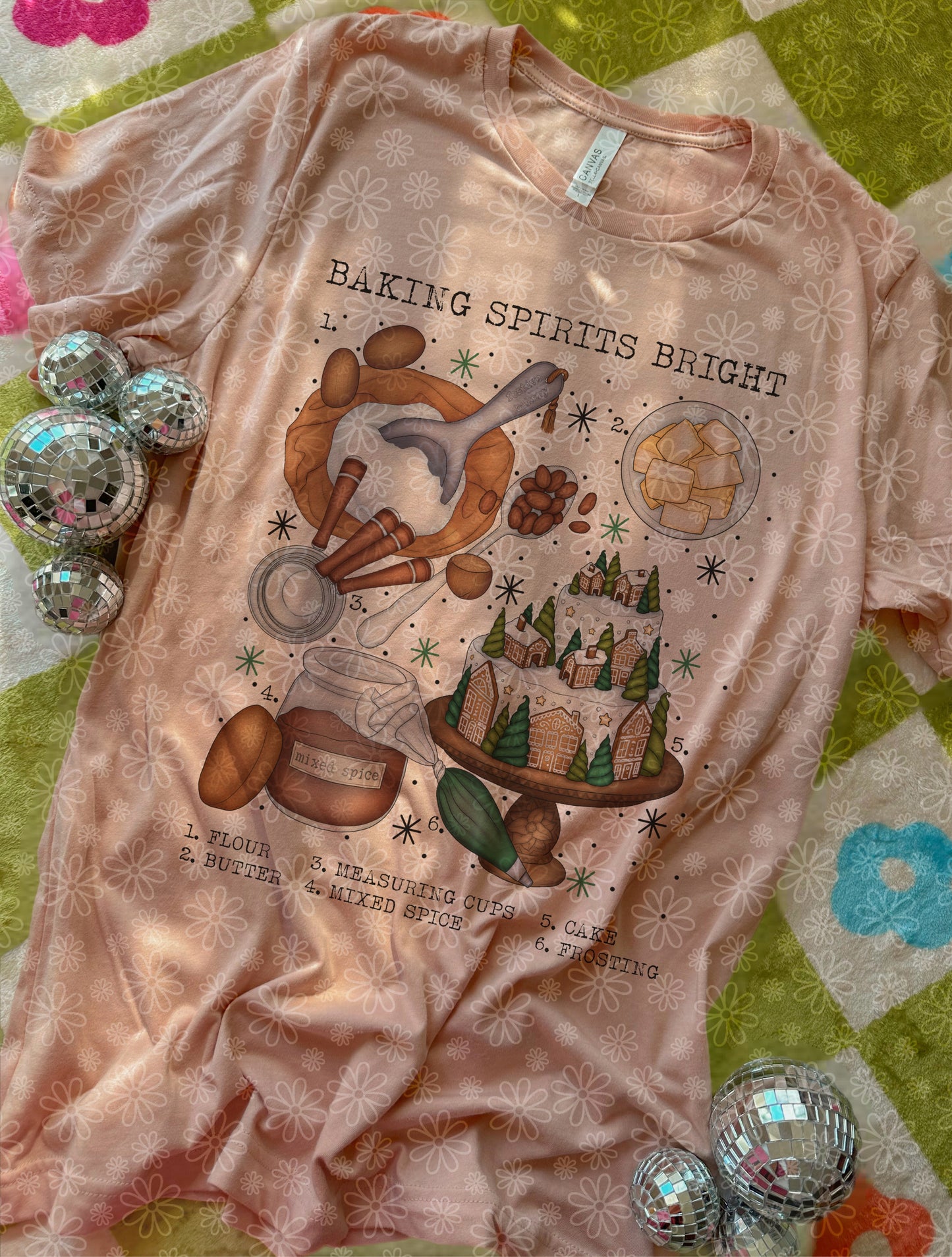 christmas charts (ALL IN ONE LISTING) ADULT tee // PRE-ORDER