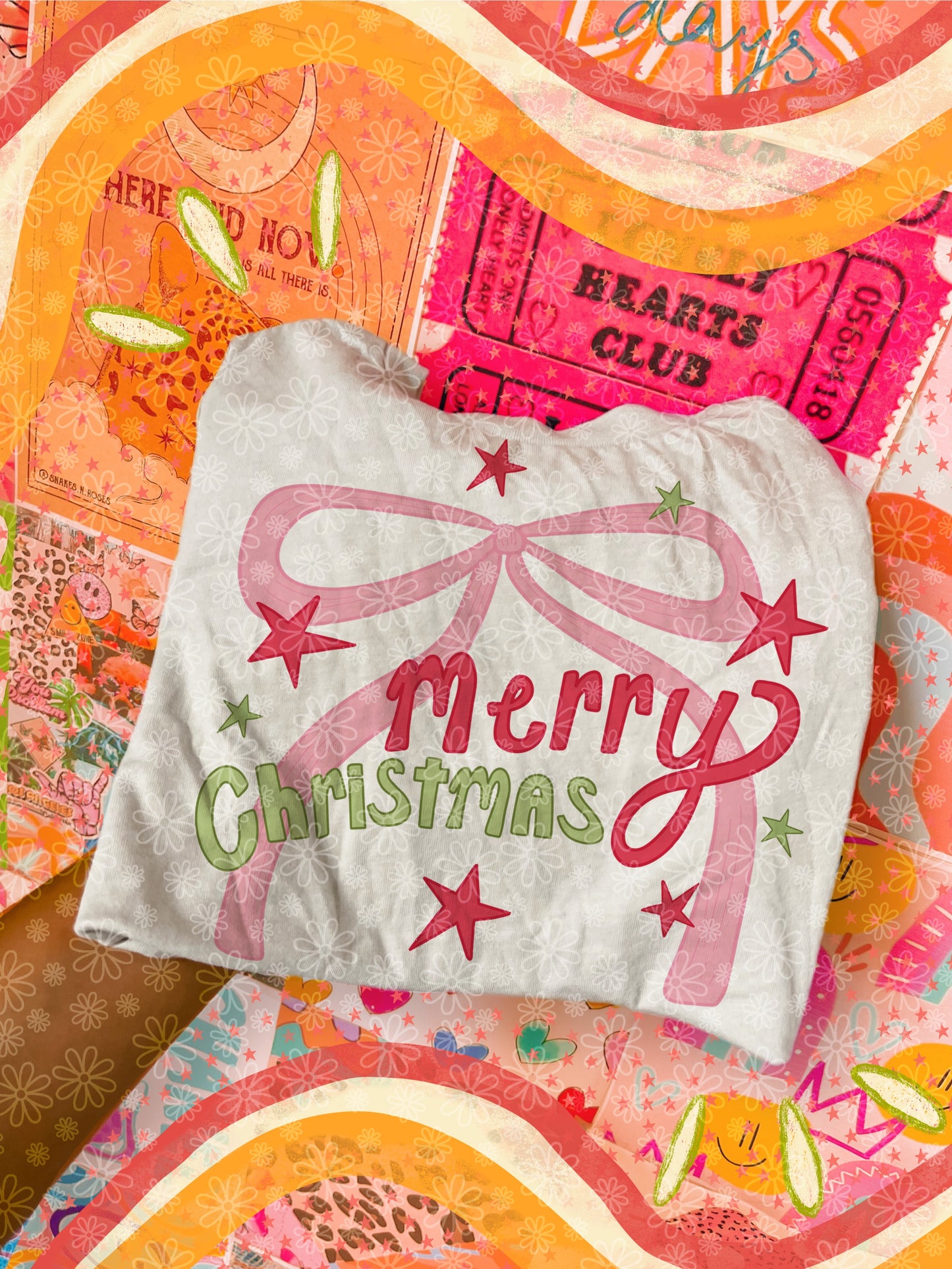 merry christmas bows KIDS tee // PRE-ORDER