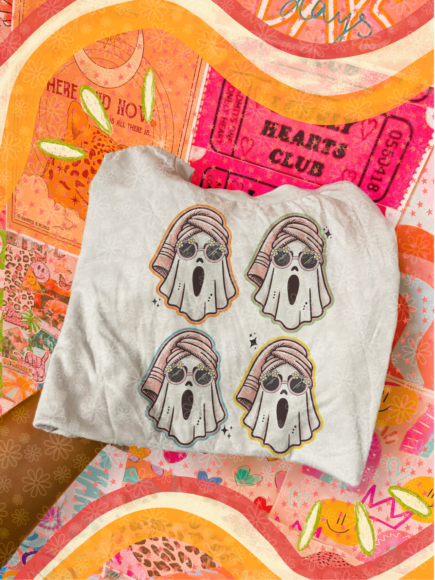 boho ghostie KIDS tee // PRE-ORDER