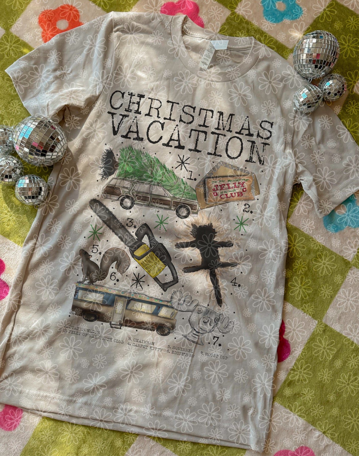 christmas charts (ALL IN ONE LISTING) ADULT tee // PRE-ORDER