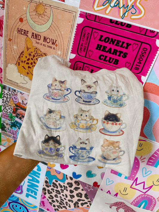 teacup kittens KIDS tee // PRE-ORDER