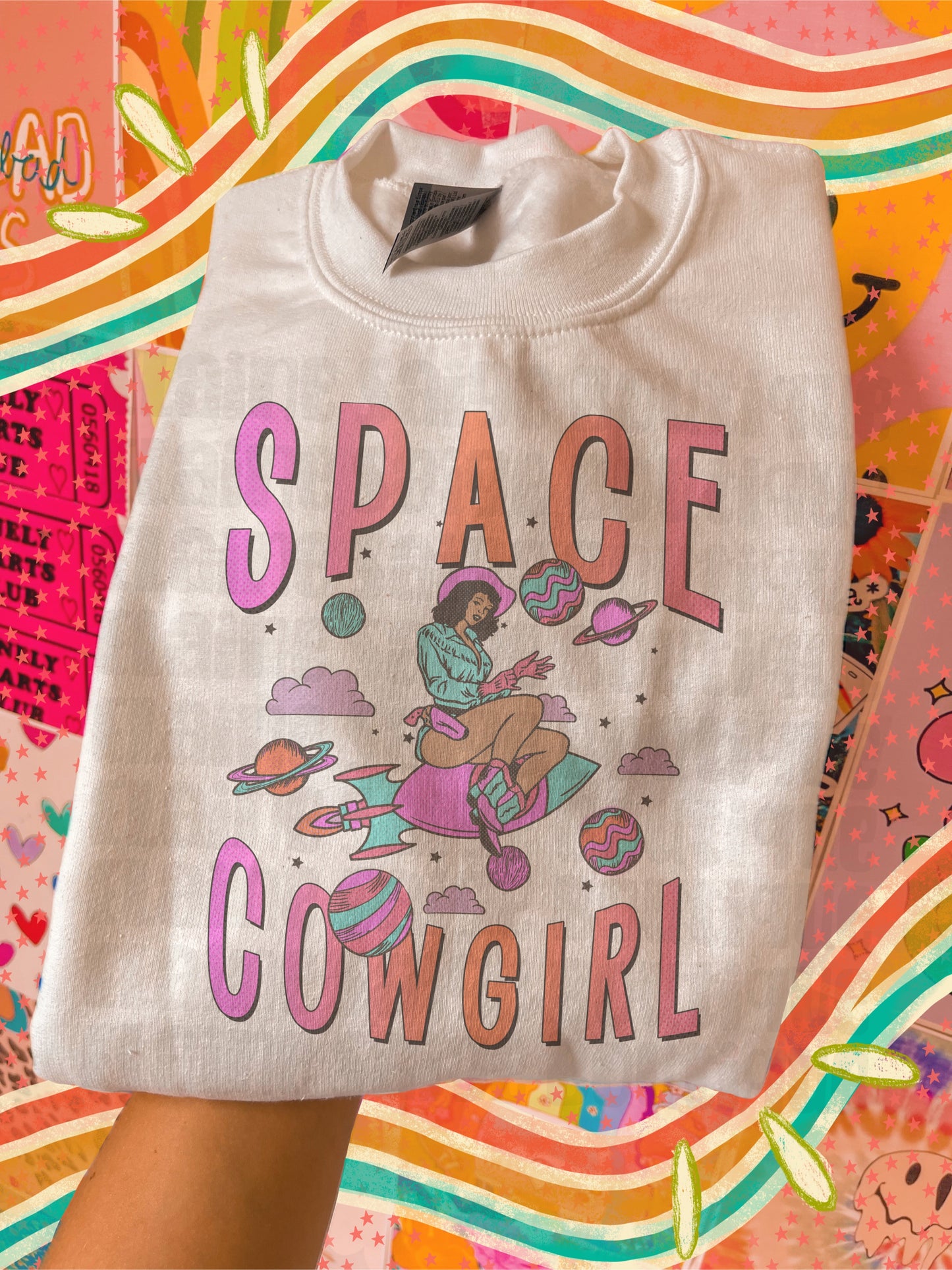 space cowgirl crewneck // PRE-ORDER