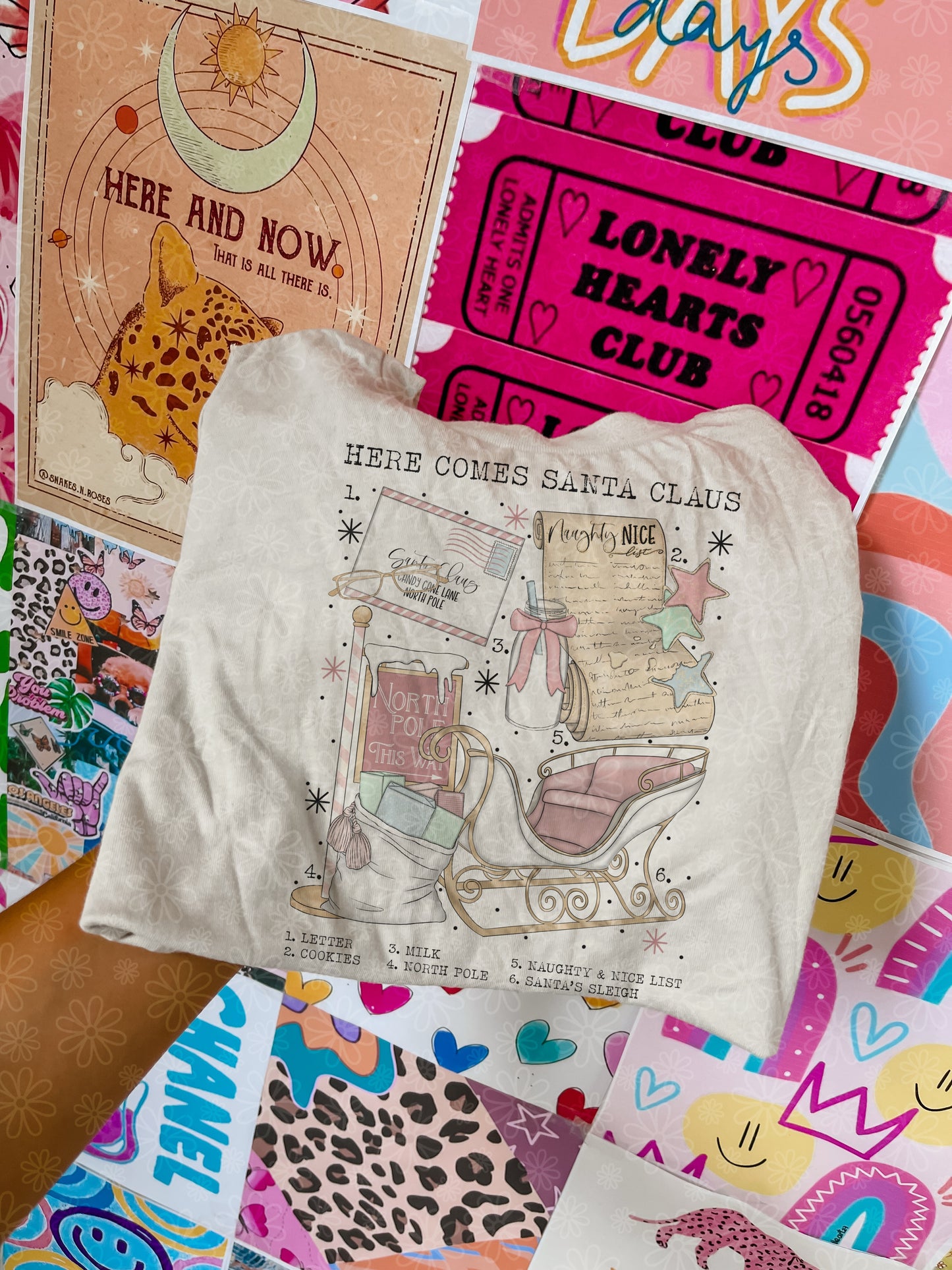 christmas charts (ALL IN ONE LISTING) KIDS tee // PRE-ORDE