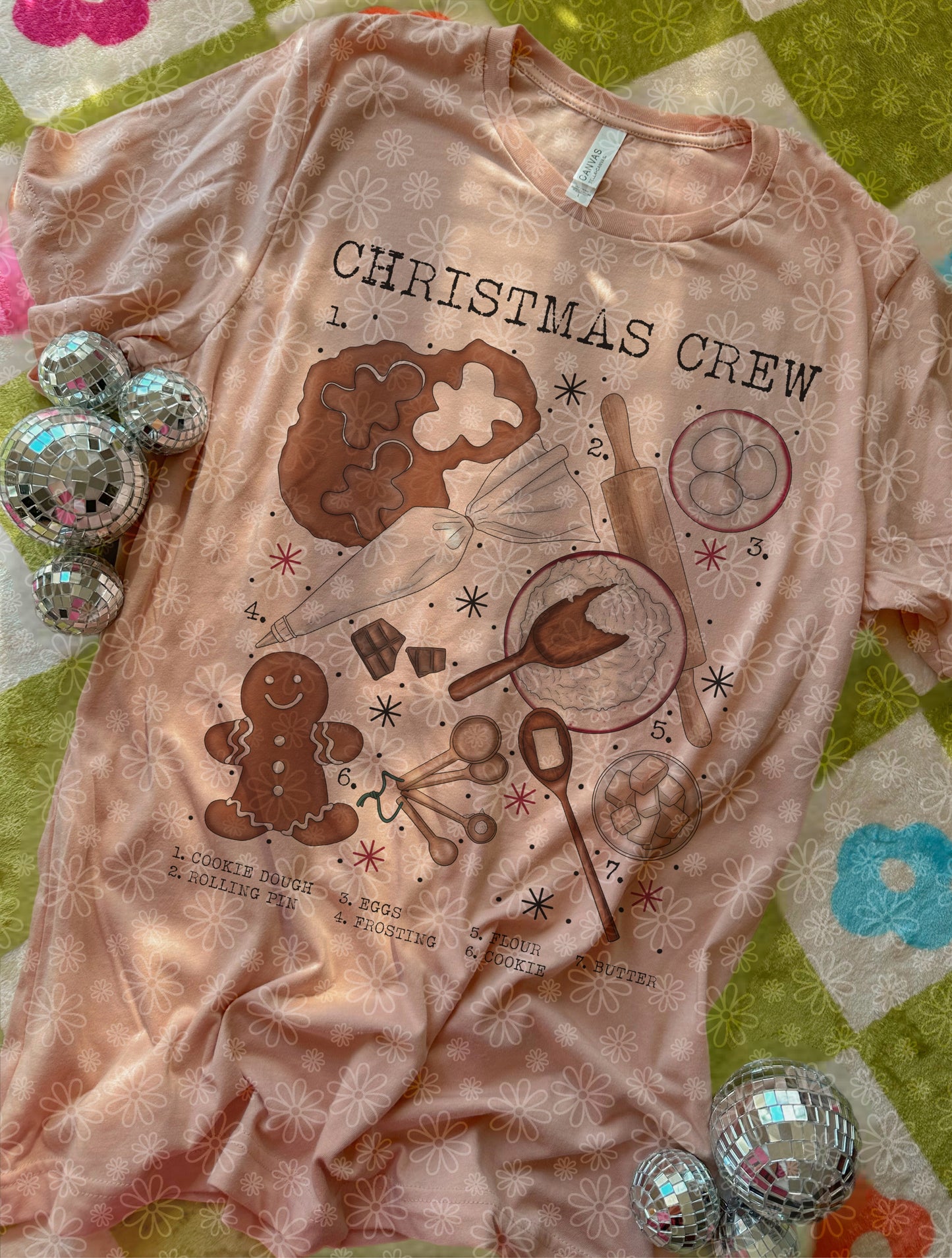 christmas charts (ALL IN ONE LISTING) ADULT tee // PRE-ORDER