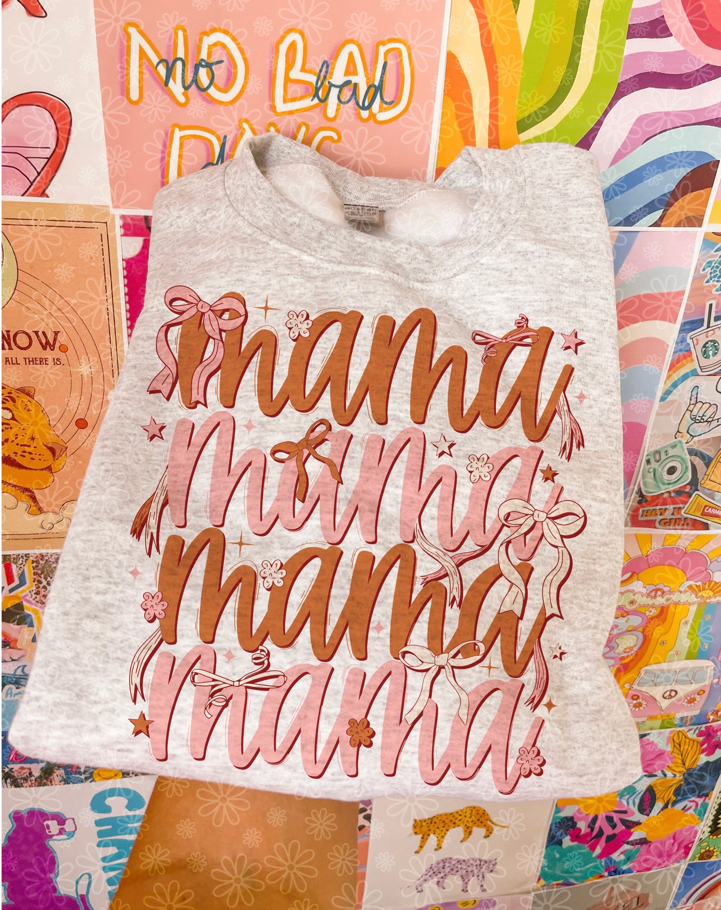 stacked coquette mama crewneck // PRE-ORDER