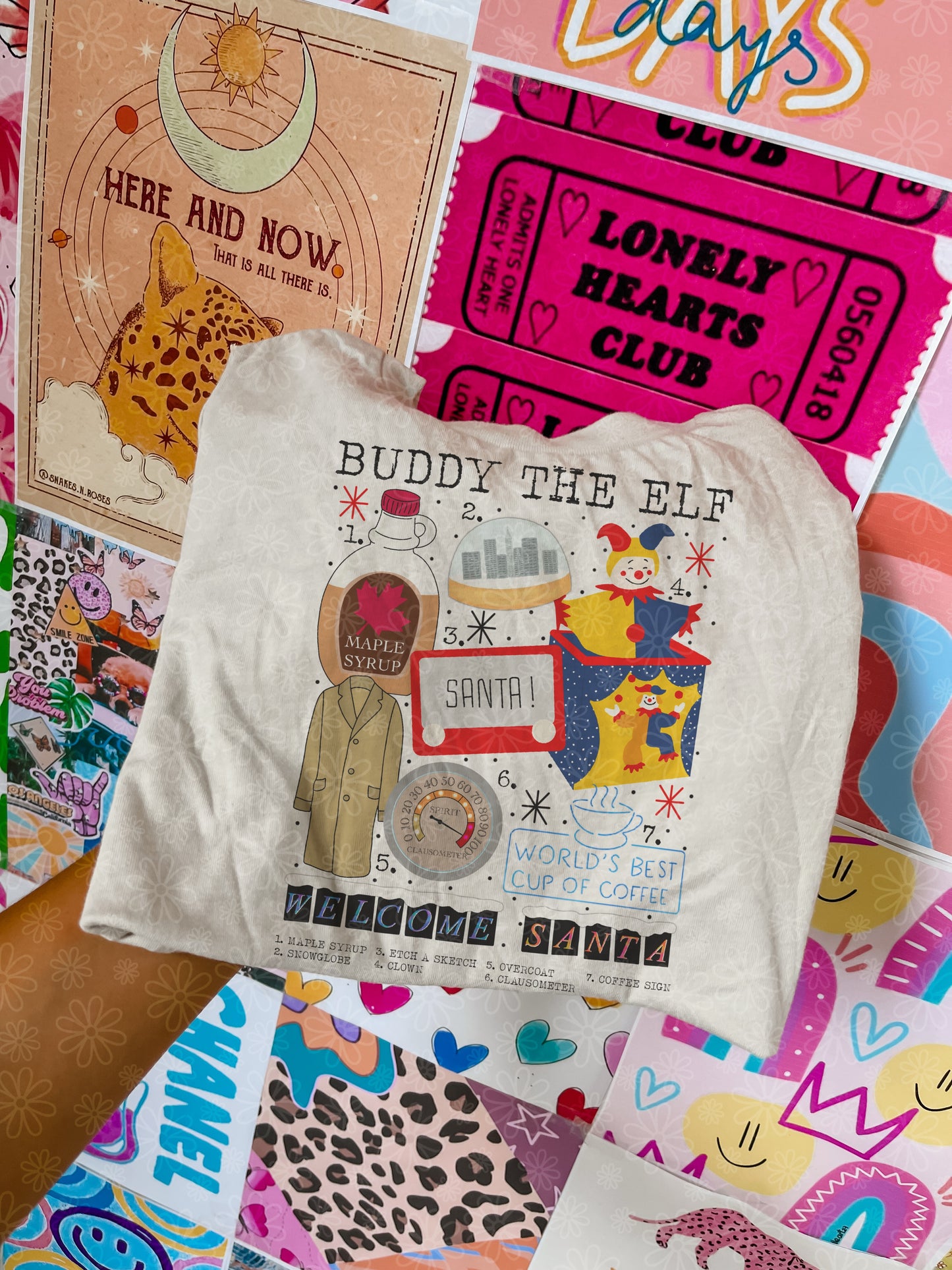 christmas charts (ALL IN ONE LISTING) KIDS tee // PRE-ORDE