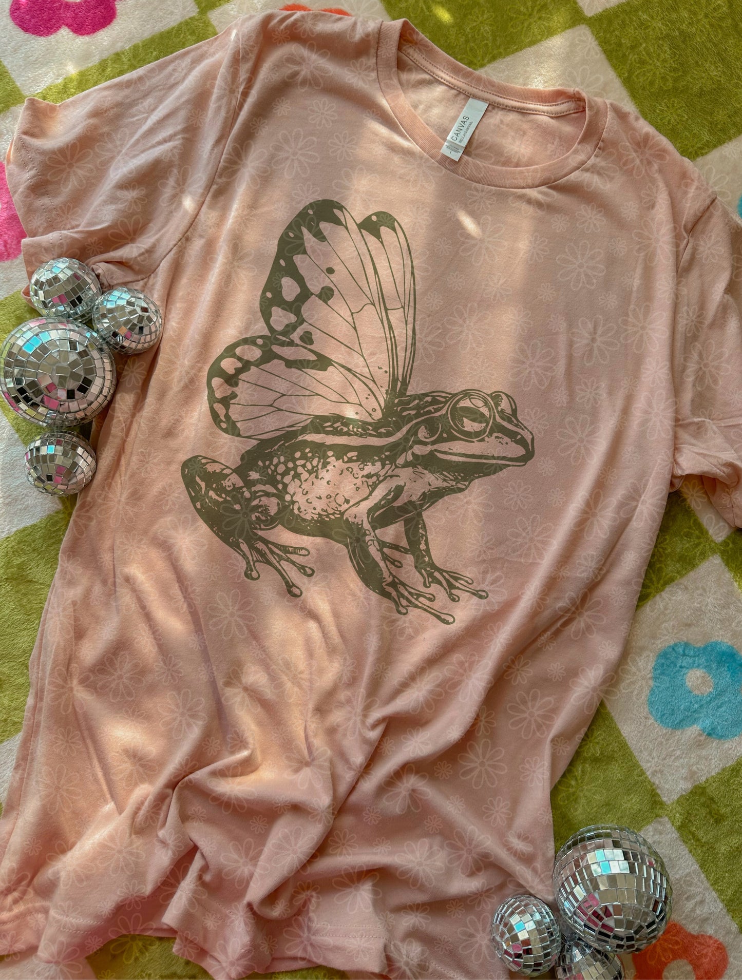 frog butterfly ADULT tee // PRE-ORDER