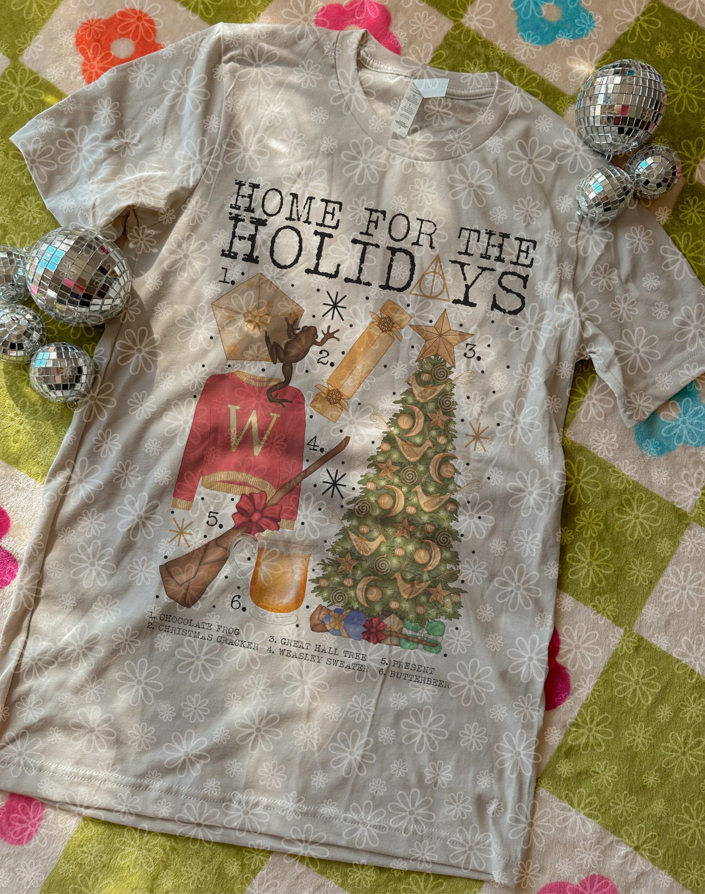 christmas charts (ALL IN ONE LISTING) ADULT tee // PRE-ORDER