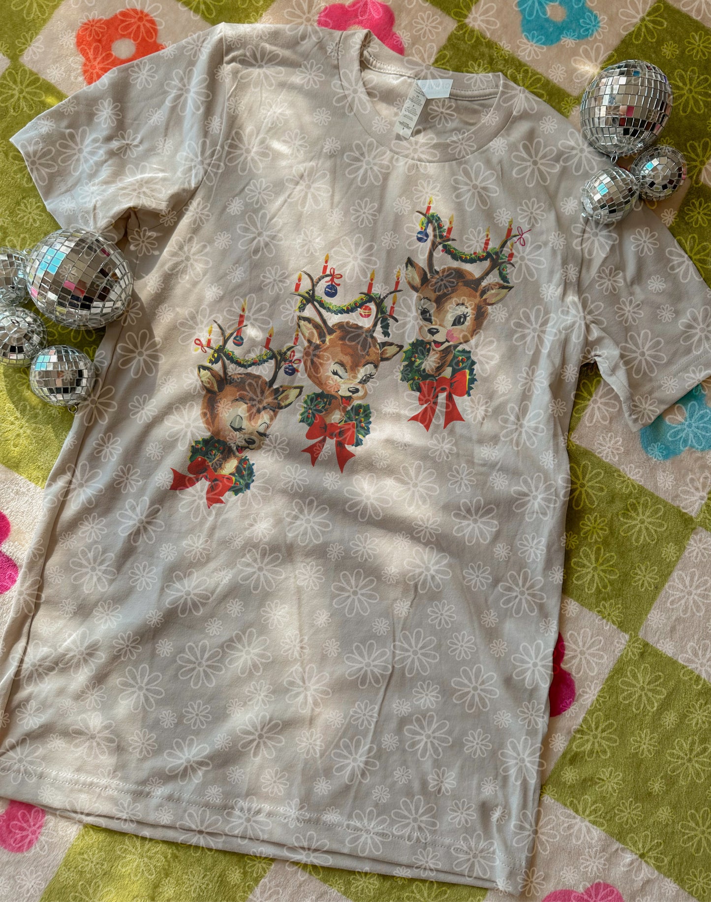 vintage reindeer ADULT tee // PRE-ORDER