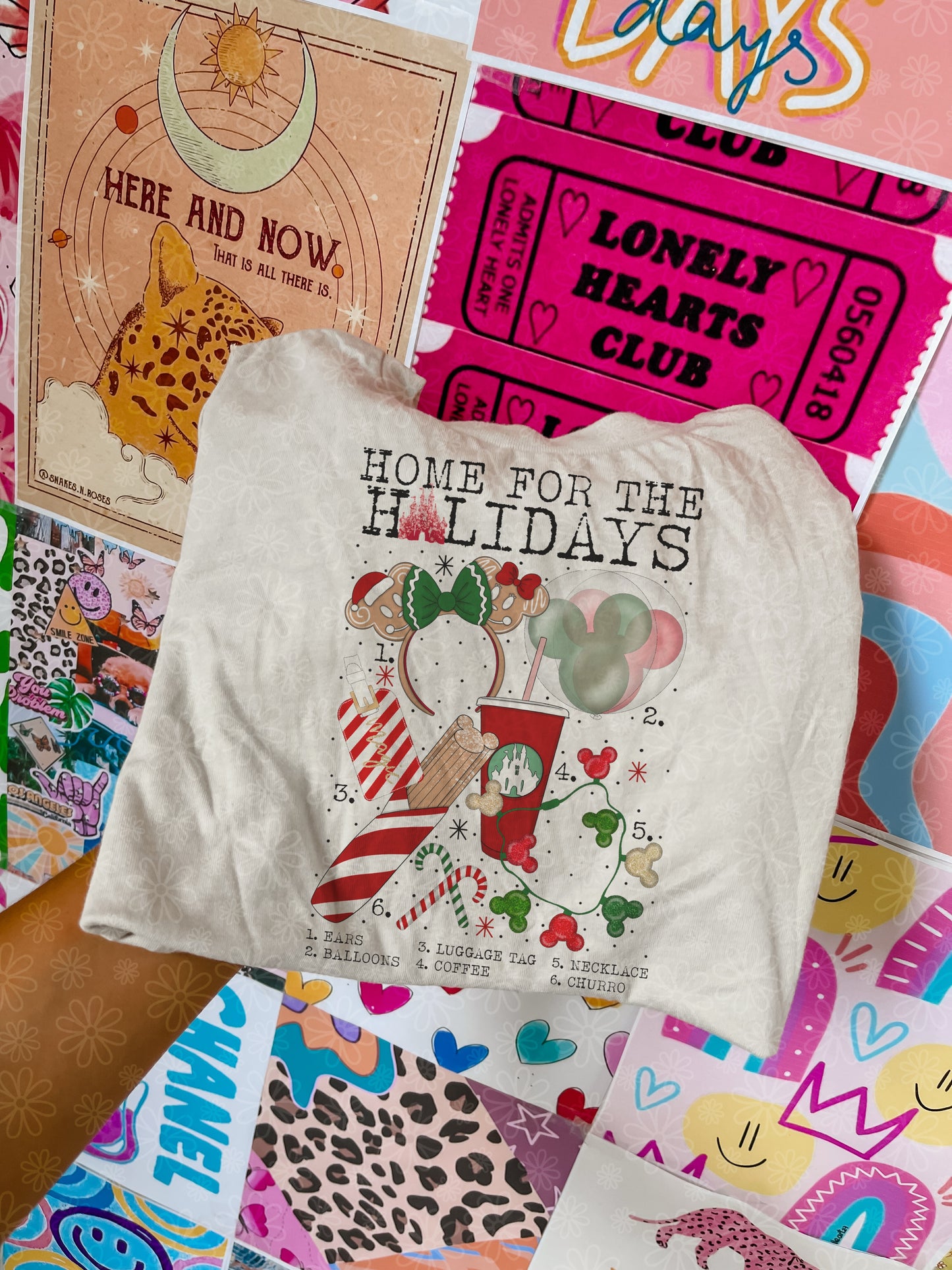 christmas charts (ALL IN ONE LISTING) KIDS tee // PRE-ORDE