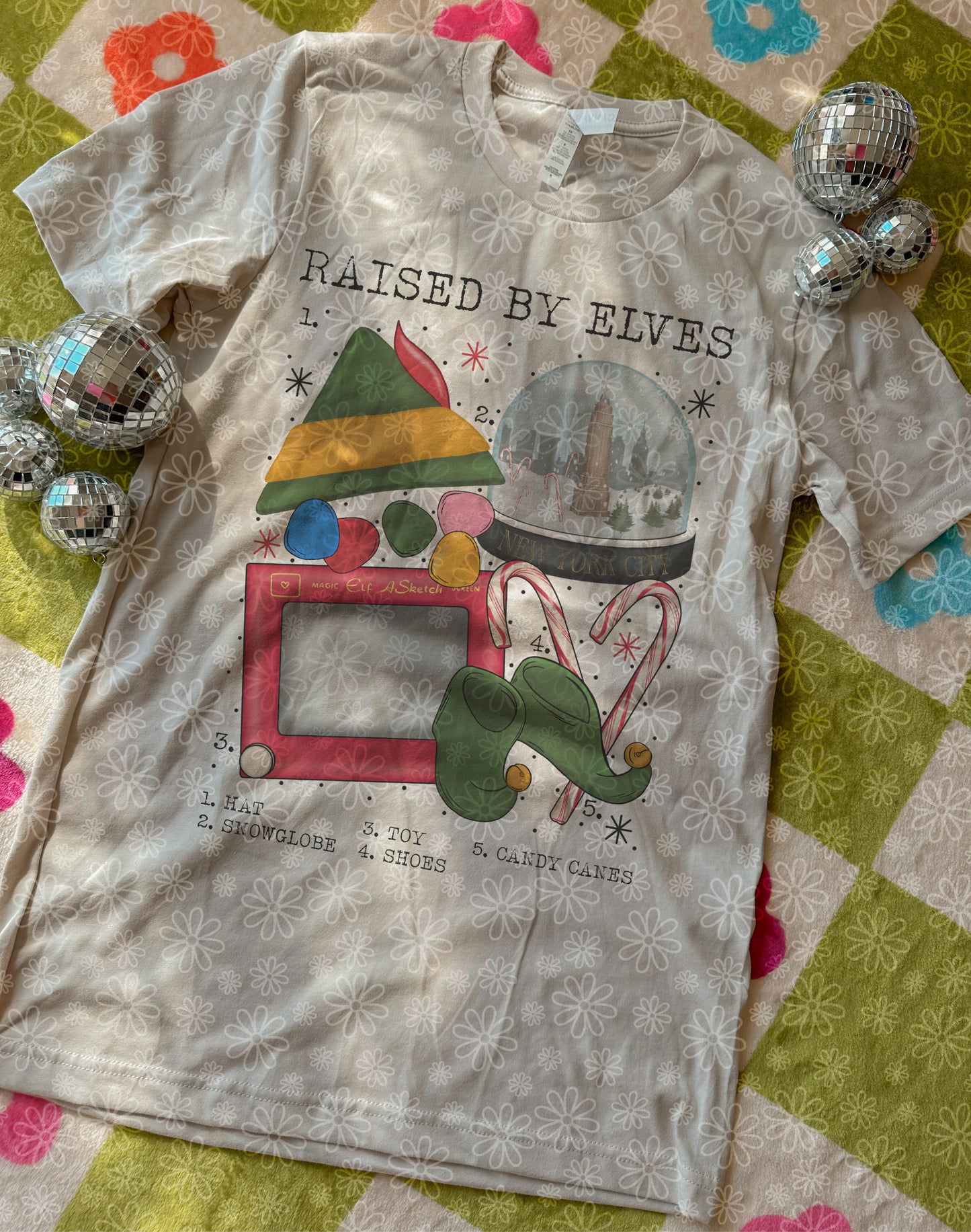 christmas charts (ALL IN ONE LISTING) ADULT tee // PRE-ORDER