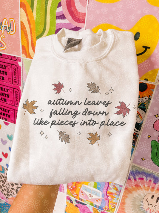 autumn leaves crewneck // PRE-ORDER