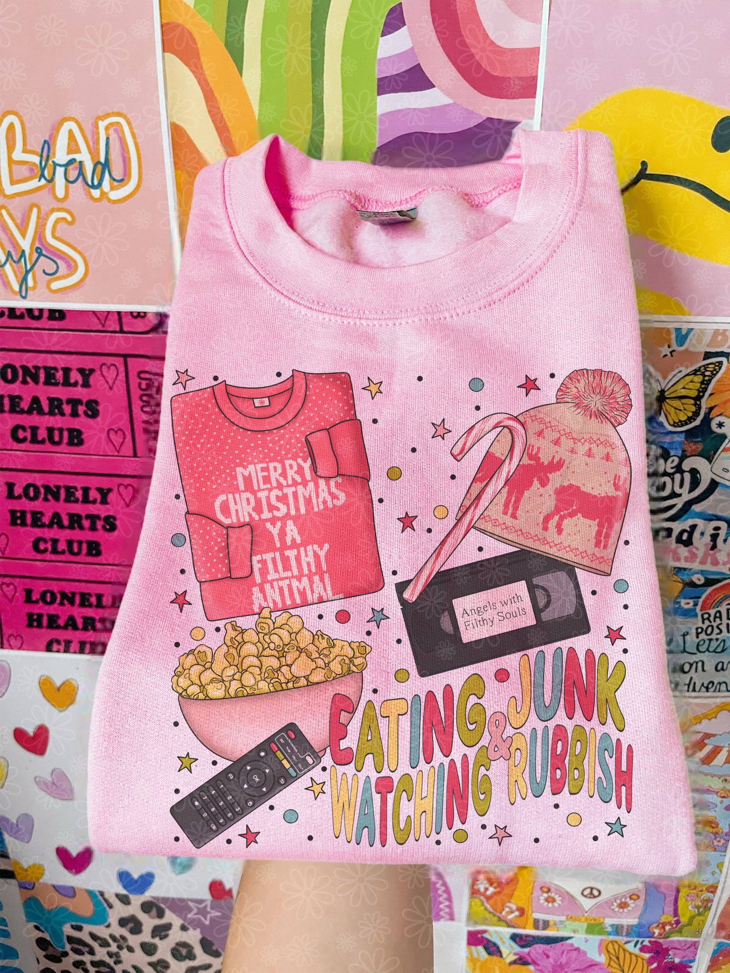 eating junk & watching rubbish crewneck // PRE-ORDER