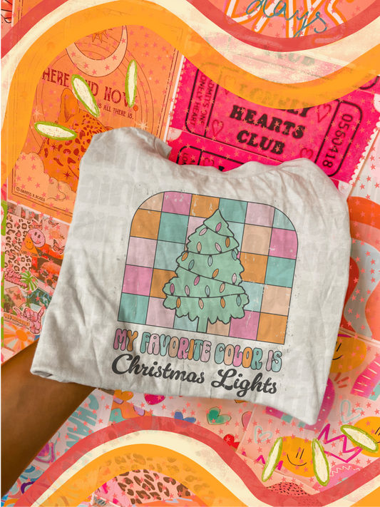 christmas lights KIDS tee // PRE-ORDER