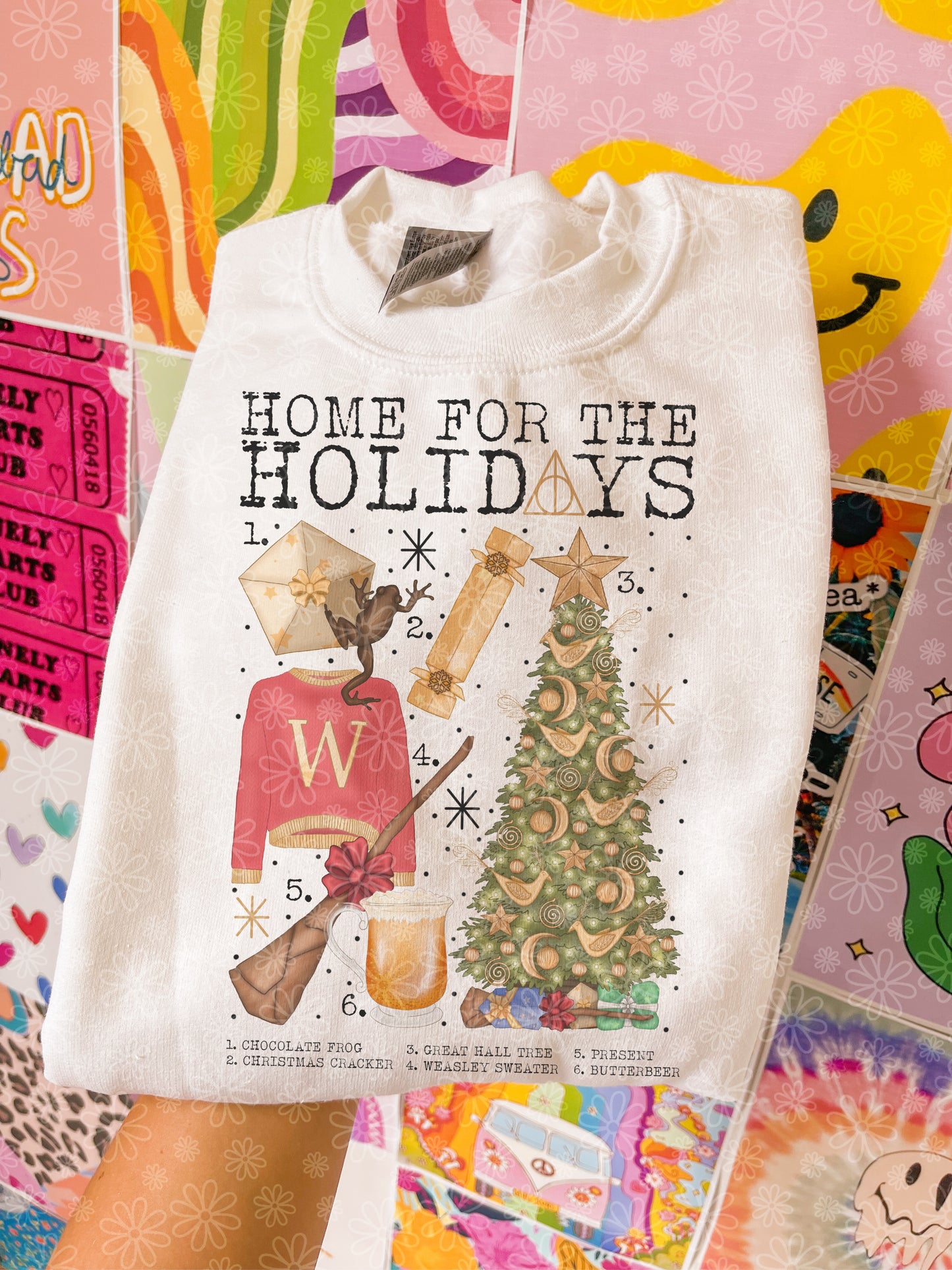 christmas charts (ALL IN ONE LISTING) crewneck // PRE-ORDER