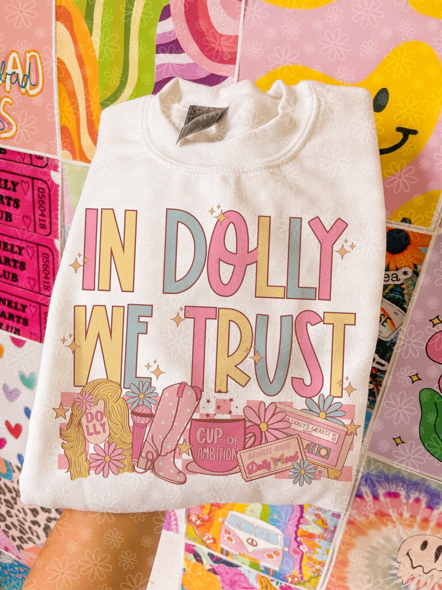 in dolly we trust crewneck // PRE-ORDER