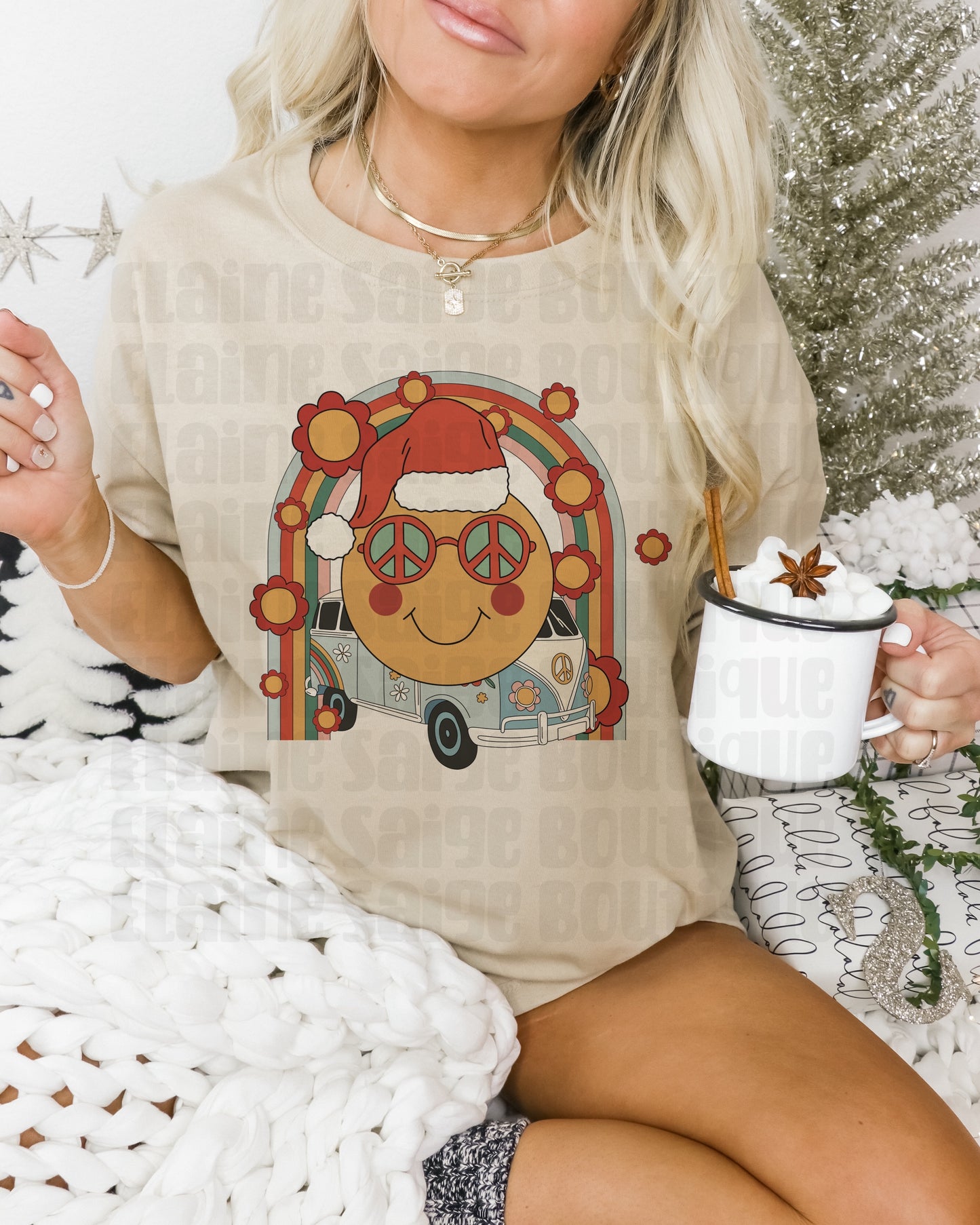 groovy christmas ADULT tee // PRE-ORDER