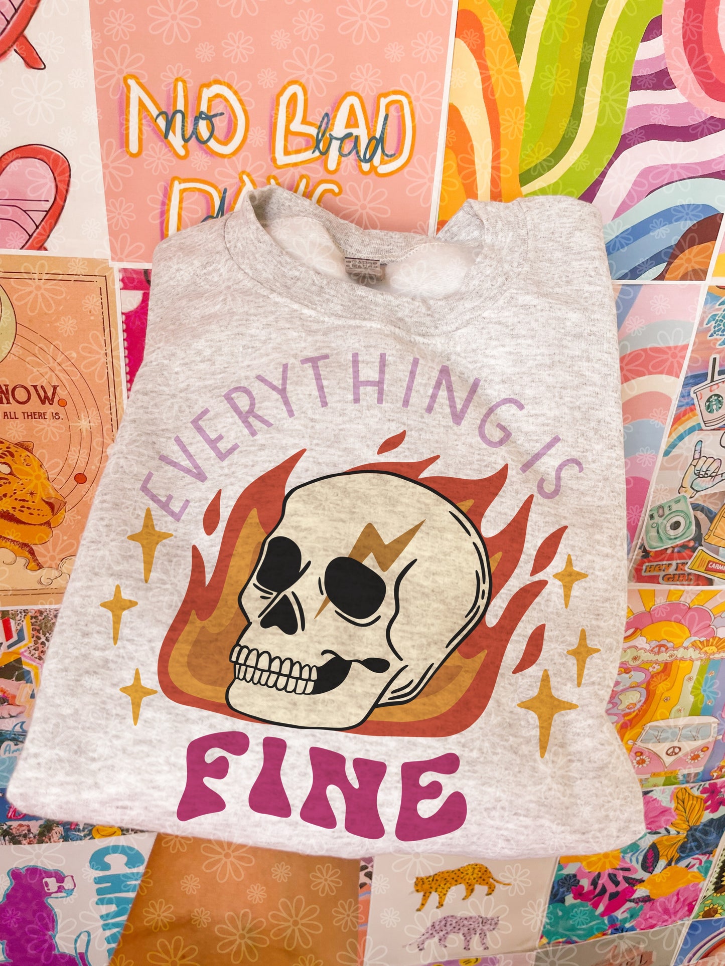 everything is fine crewneck // PRE-ORDER