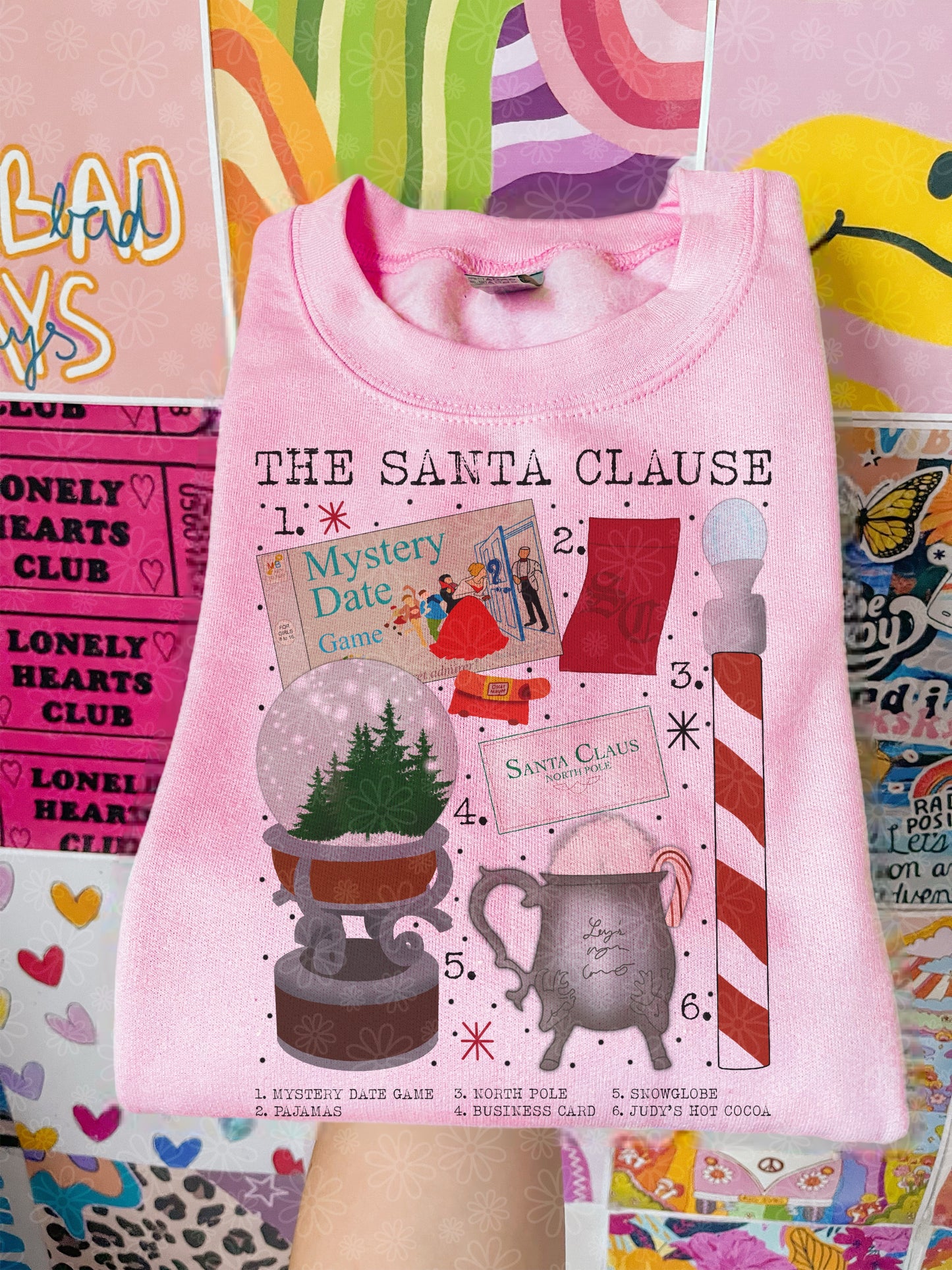 christmas charts (ALL IN ONE LISTING) crewneck // PRE-ORDER