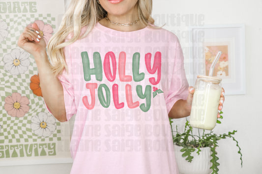 holly jolly ADULT tee // PRE-ORDER