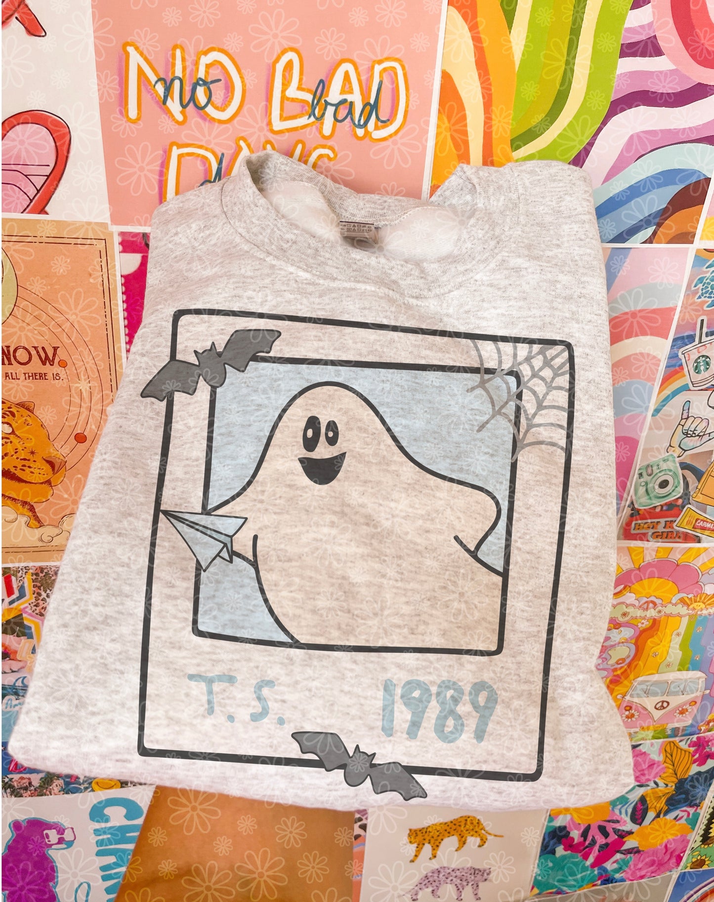 ghostie polaroid crewneck // PRE-ORDER