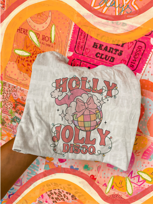 holly jolly disco KIDS tee // PRE-ORDER