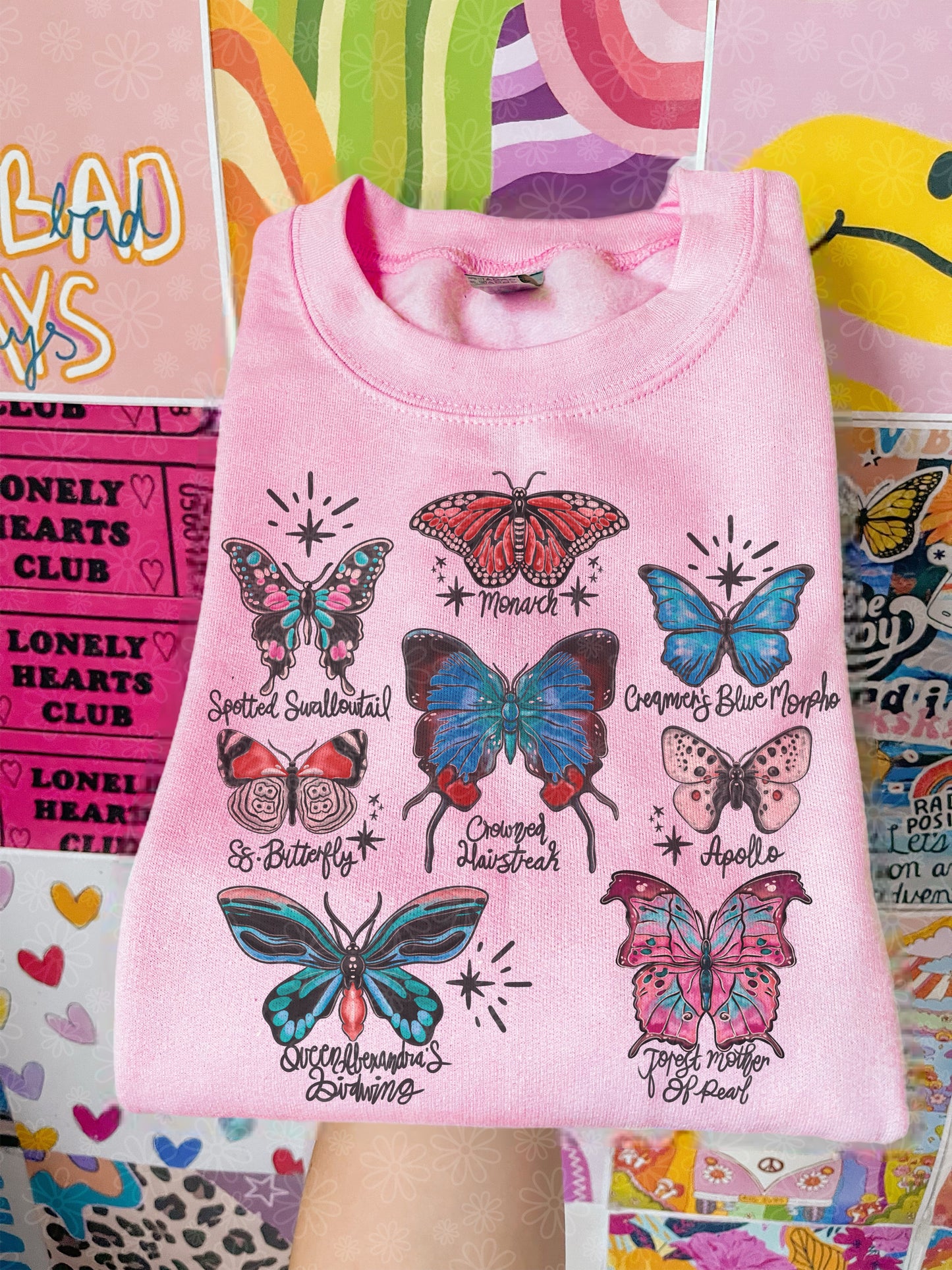 cutie butterflies crewneck // PRE-ORDER